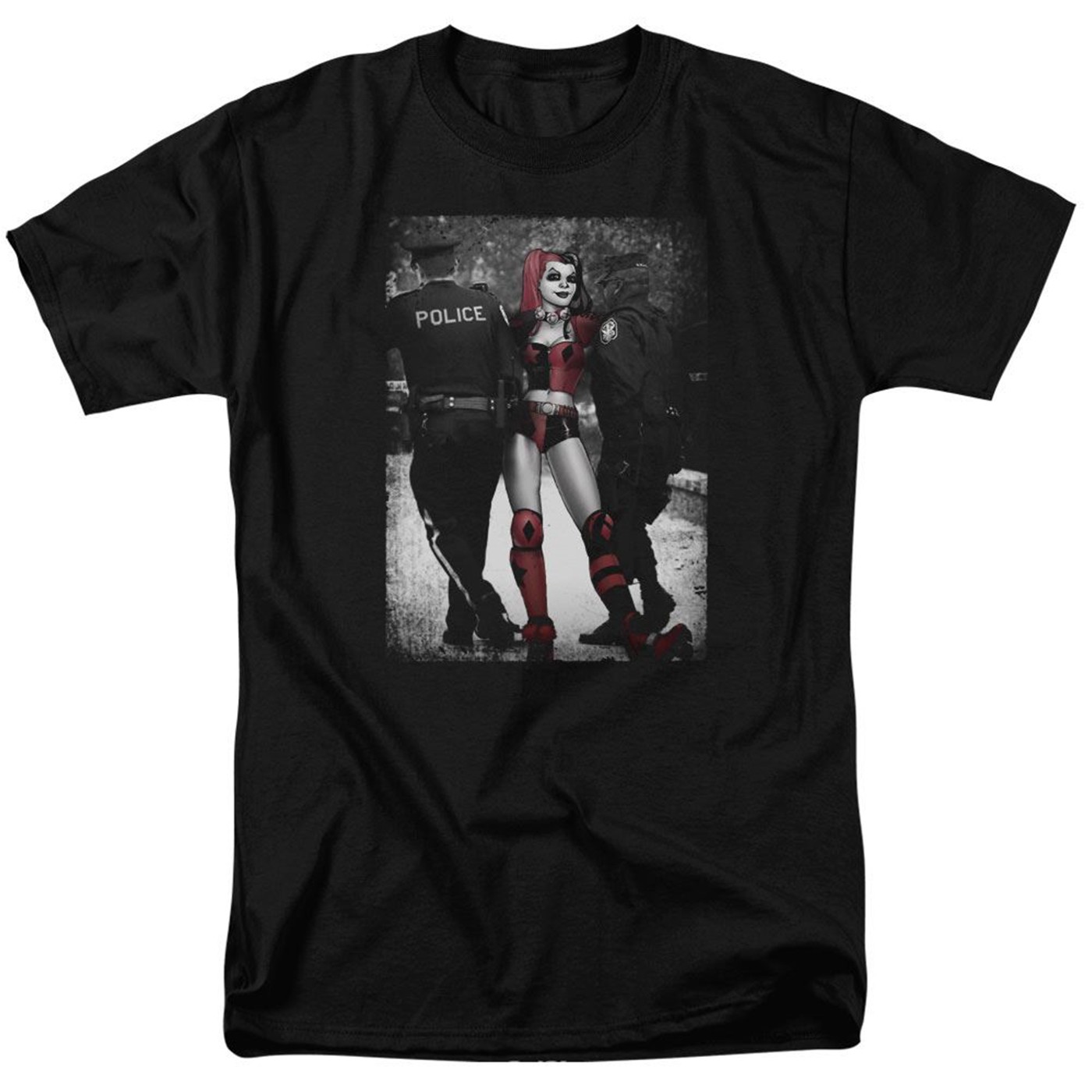 Harley Quinn and the Police Men's T-Shirt