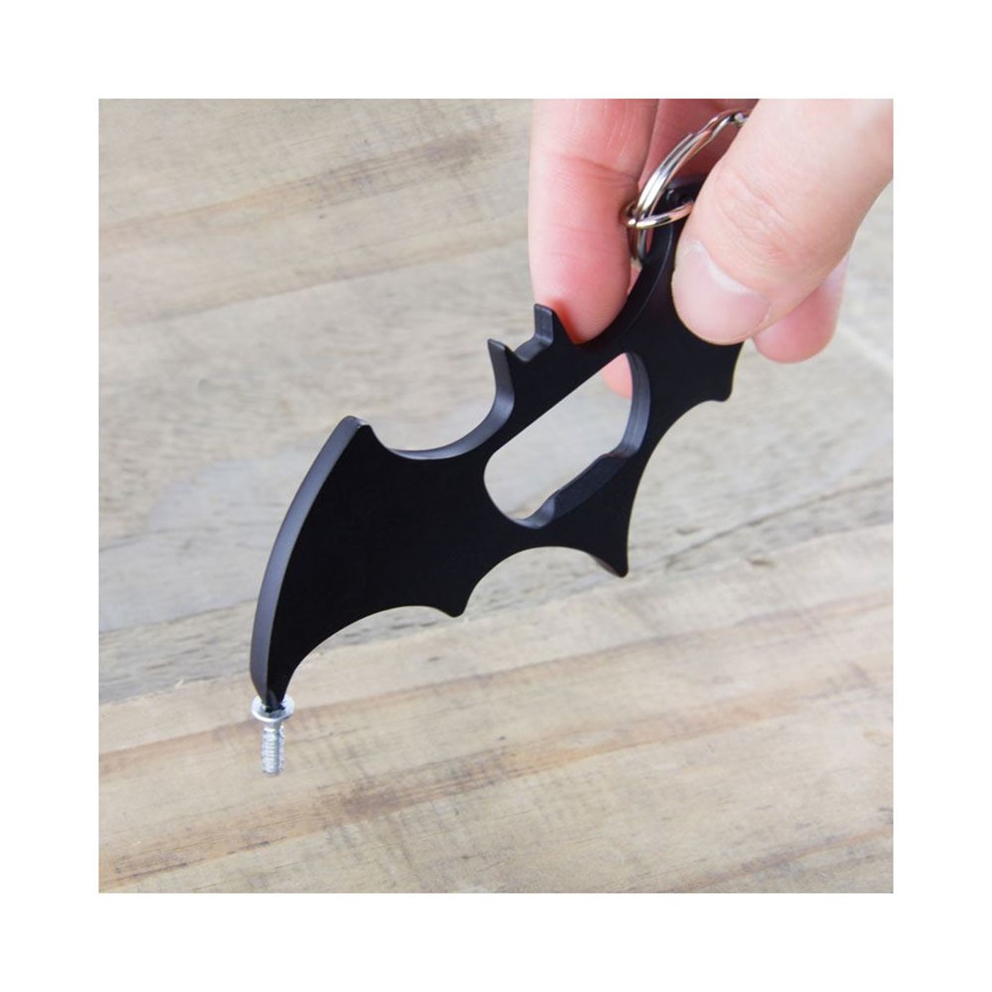 Batman Key Ring Bottle Opener with Screwdriver