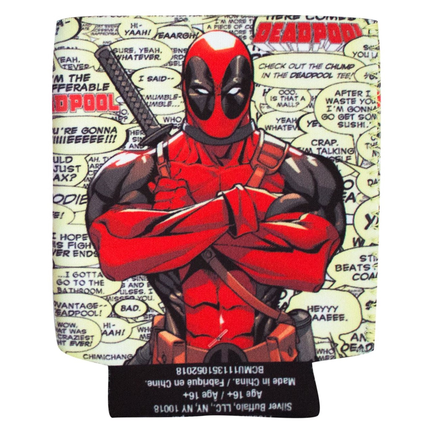 Deadpool Quote Bubbles Can Cooler