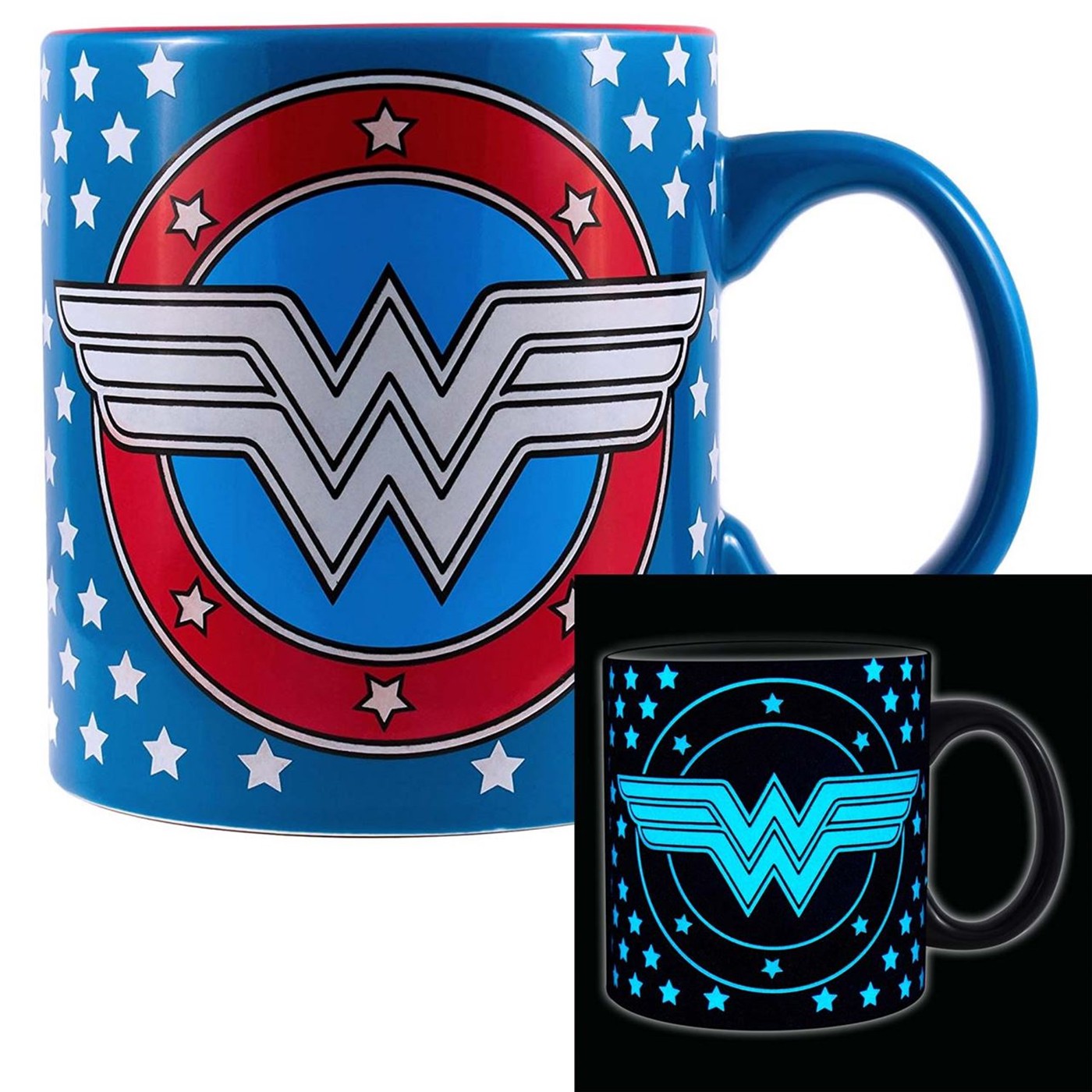 Wonder Woman 20 Ounce Glow In The Dark Mug