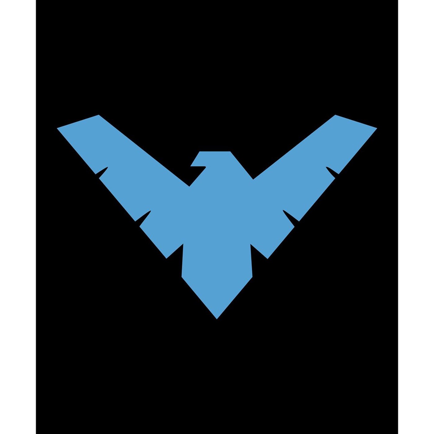 Nightwing Symbol Queen Blanket