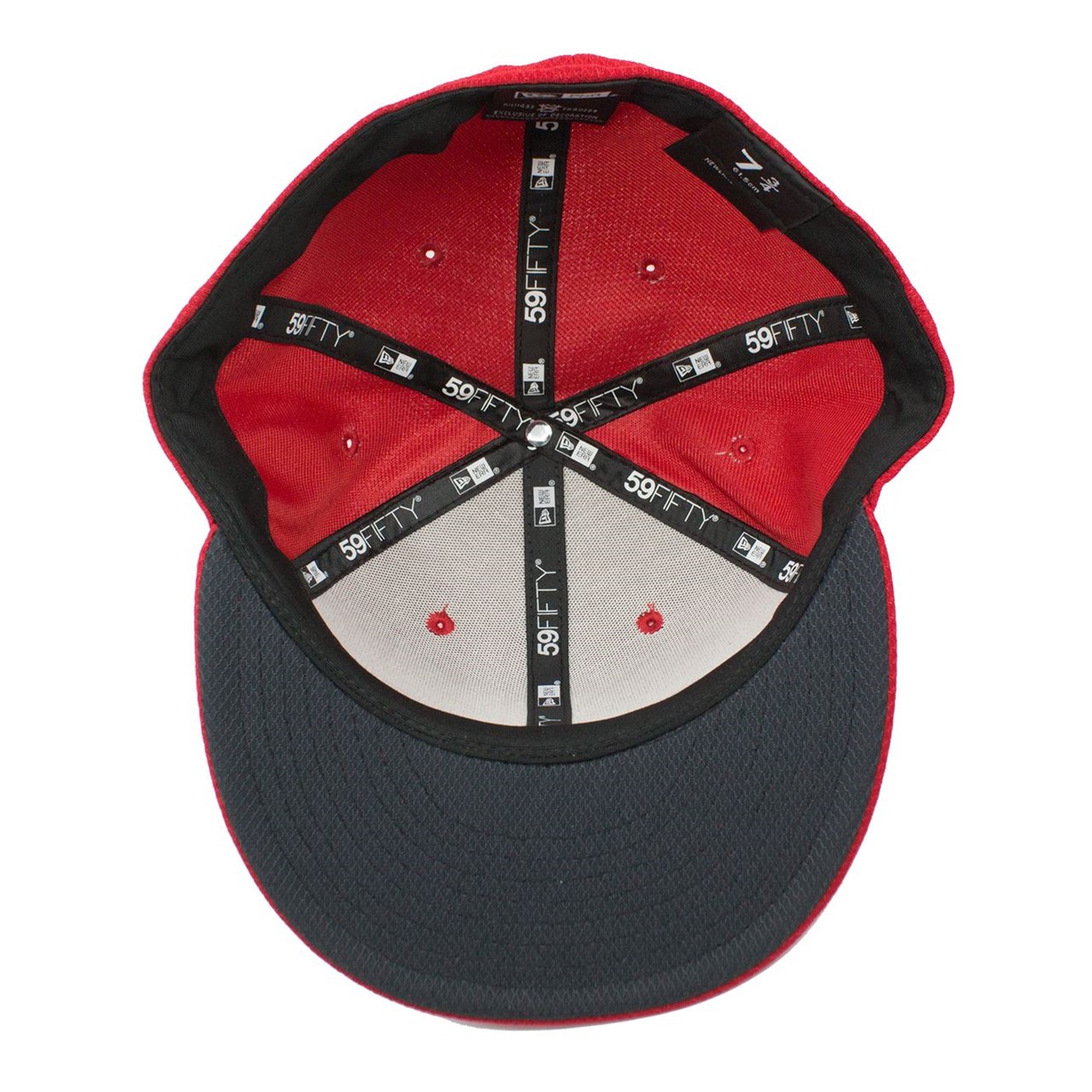 Captain Marvel Scarlet Red New Era 59Fifty Fitted Hat