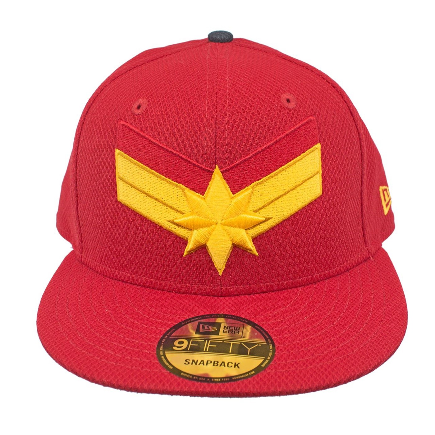 Captain Marvel Scarlet Red New Era 9Fifty Adjustable Hat