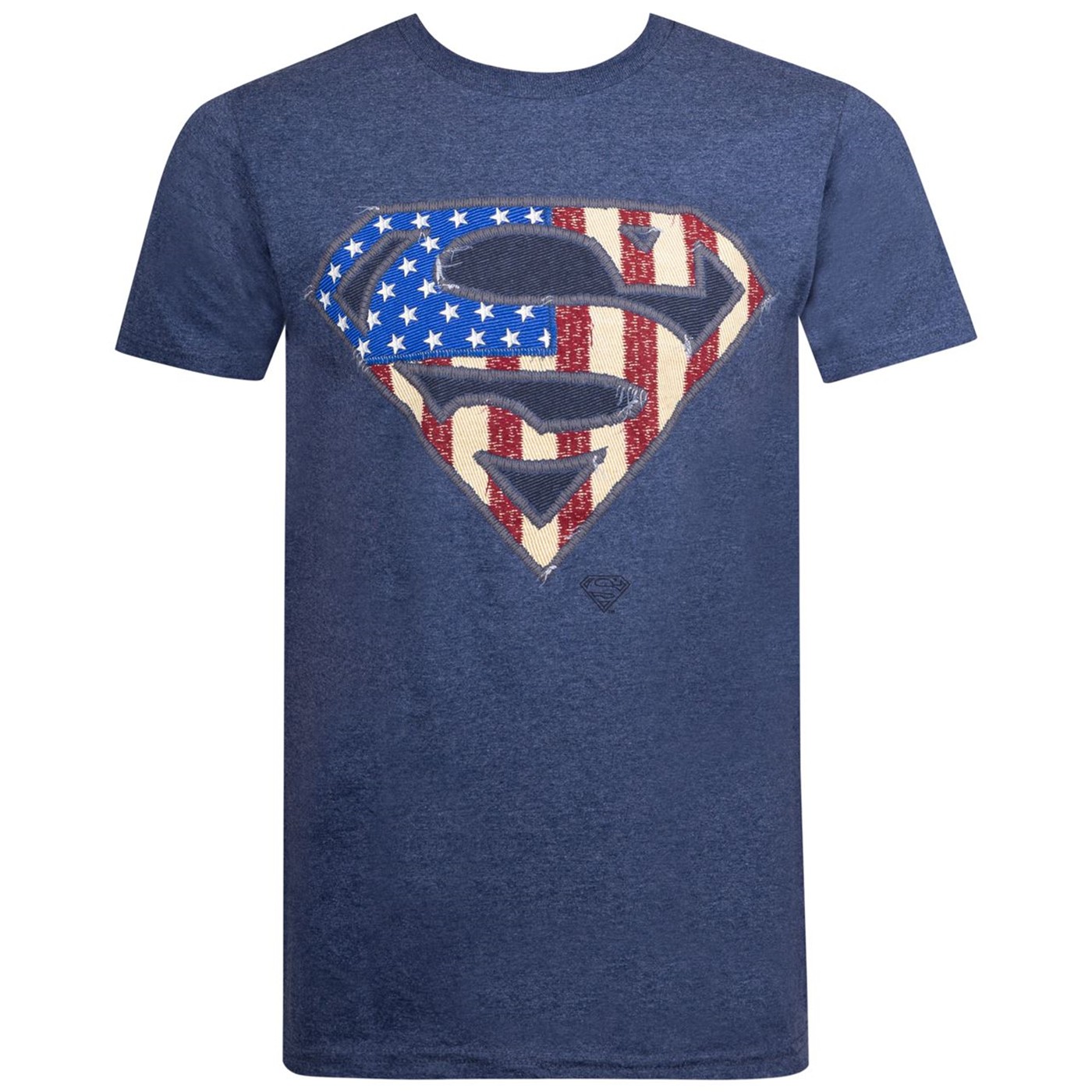 Superman Patriotic Symbol Men's T-Shirt