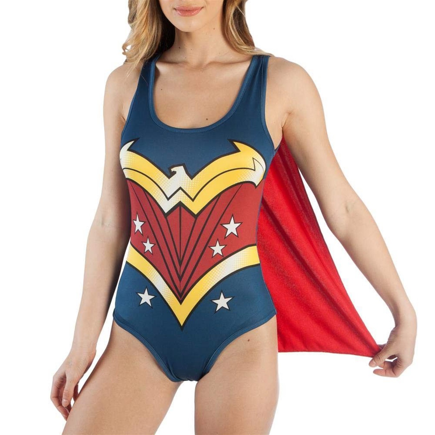 DC Comics Wonder Woman Bodysuit with Cape