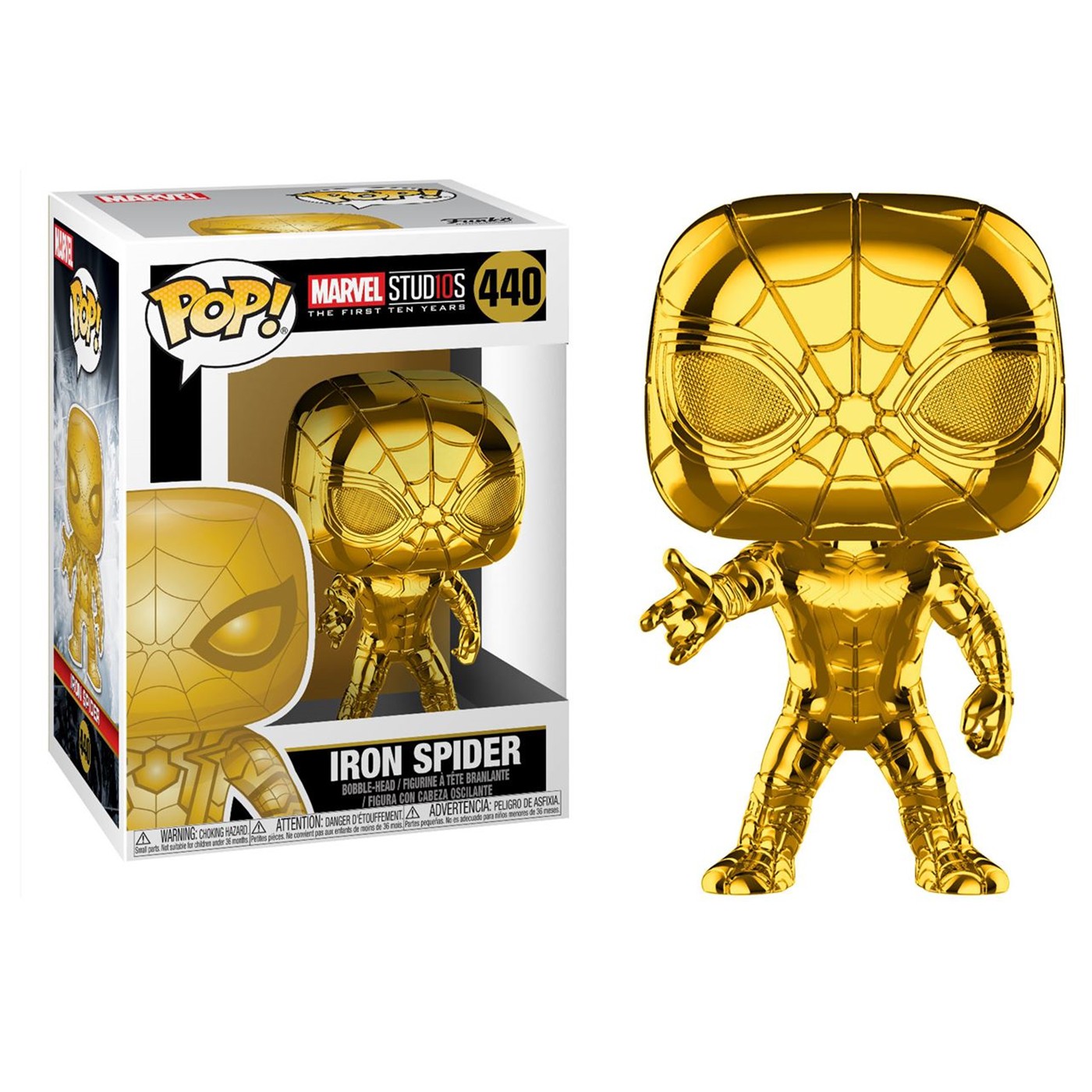 Pop! Marvel: MS 10 - Iron Spider Gold Bobblehead