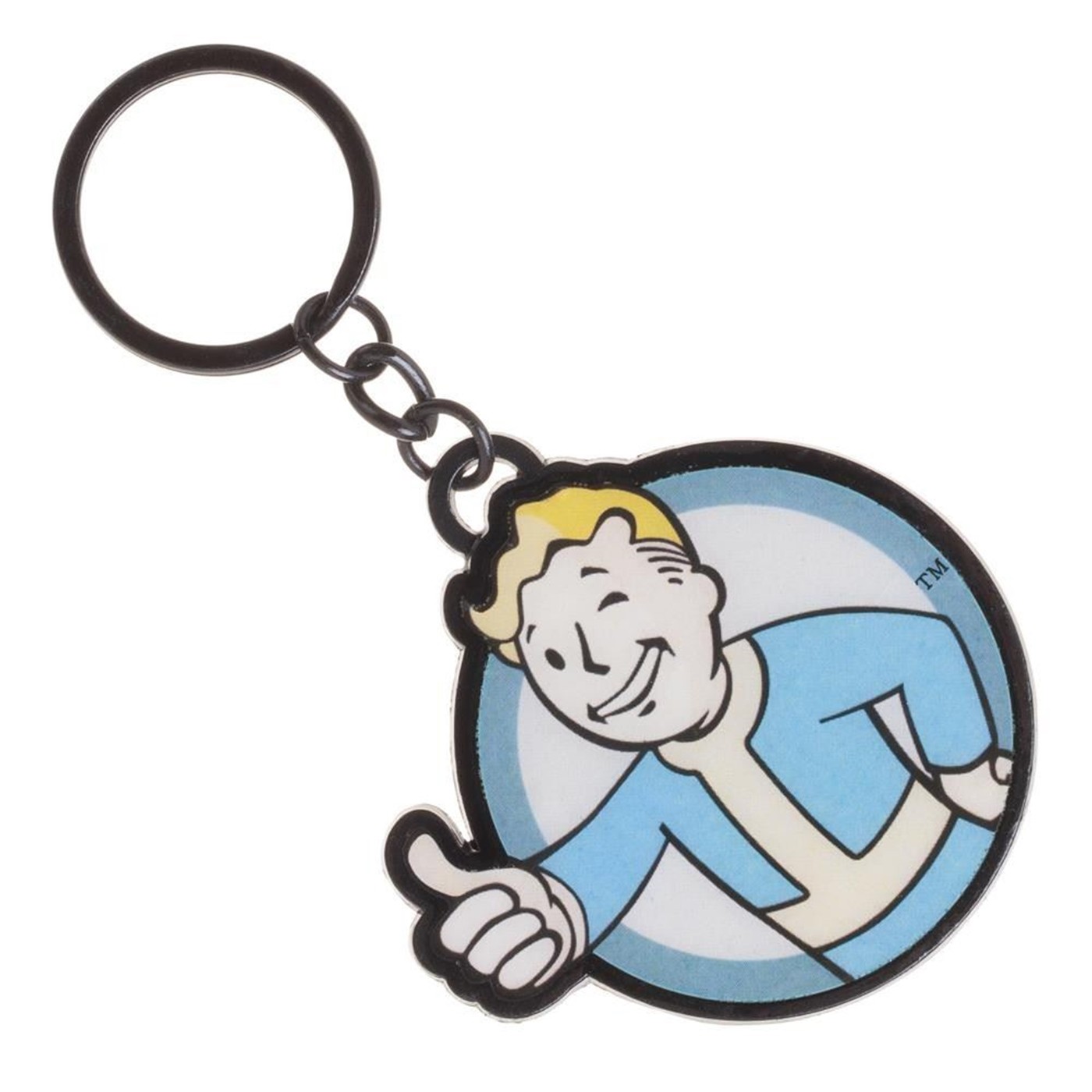 Fallout Vault Boy Logo Keychain