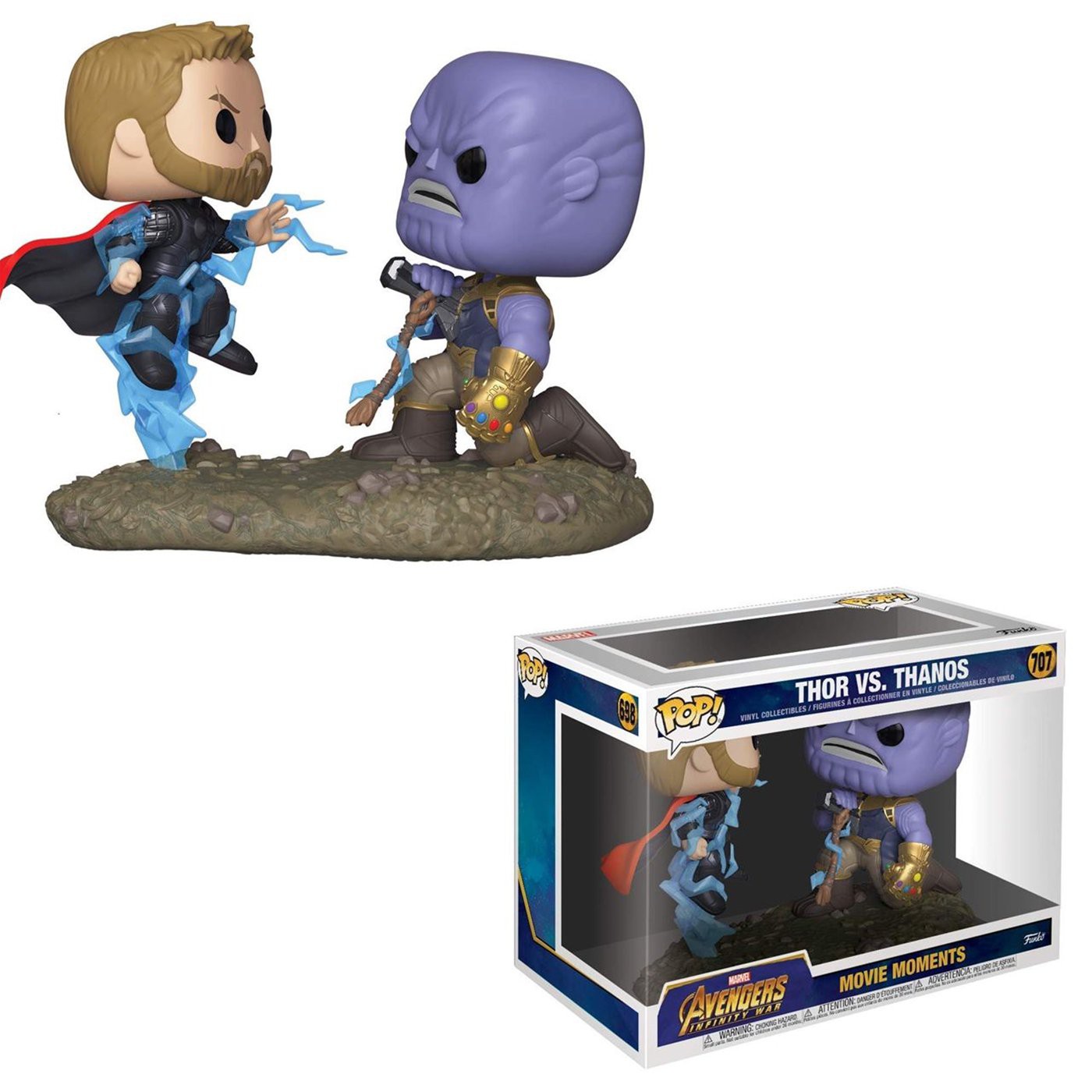 Movie Moments: Marvel - Thor vs Thanos Funko Pop