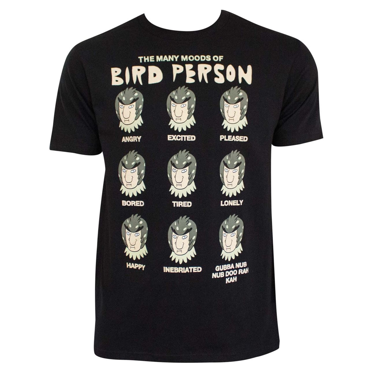 Rick and Morty Moods of Bird Person T-Shirt