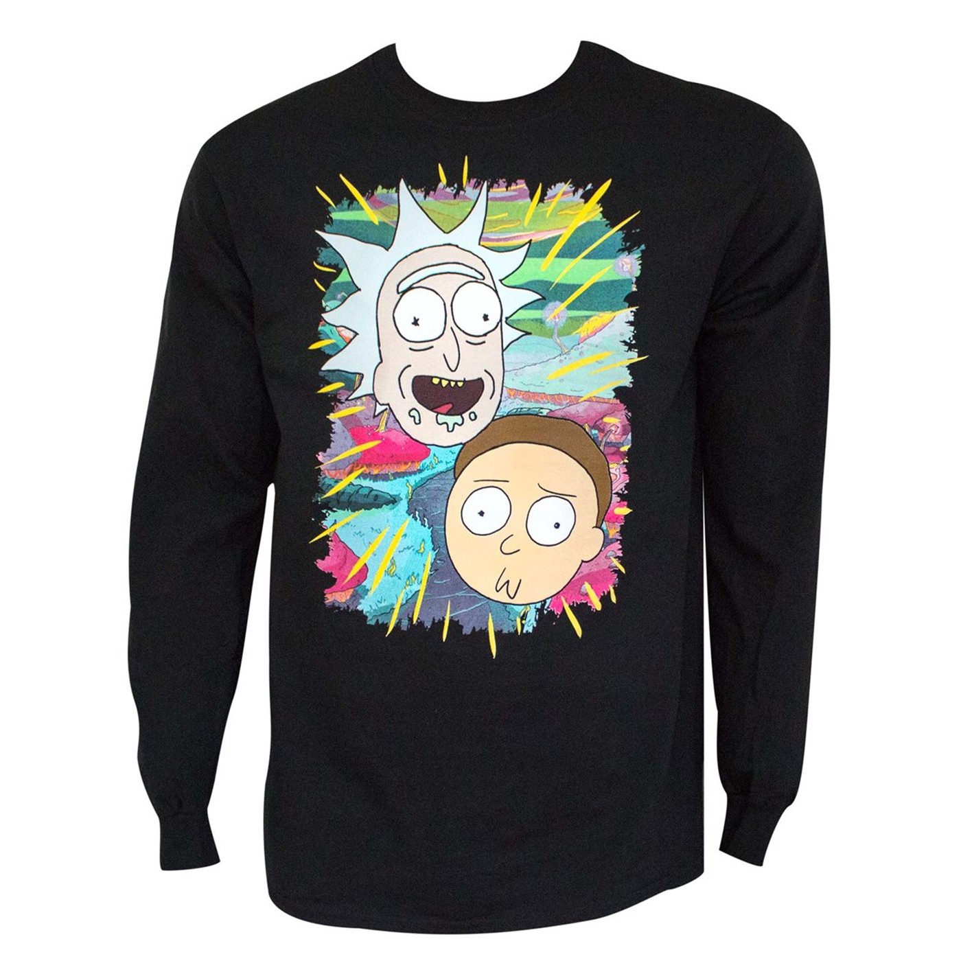 Rick and Morty Portraits Long Sleeve Shirt