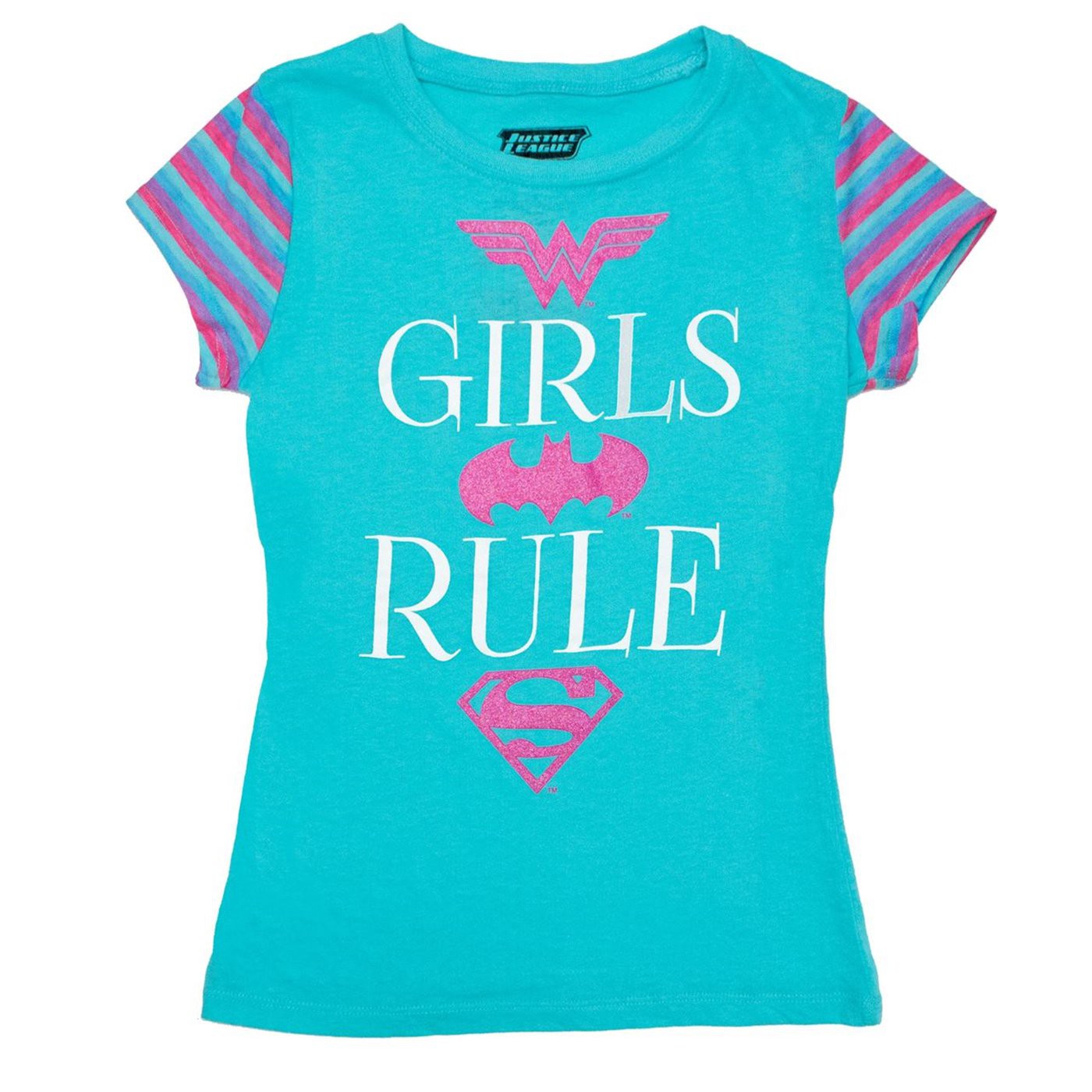 Girls Rule DC Symbols Girl's T-shirt