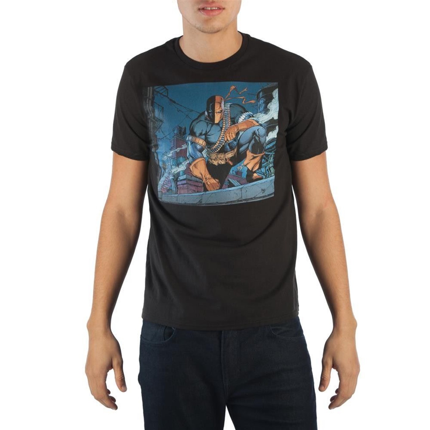 Batman Deathstroke Men's Black T-Shirt