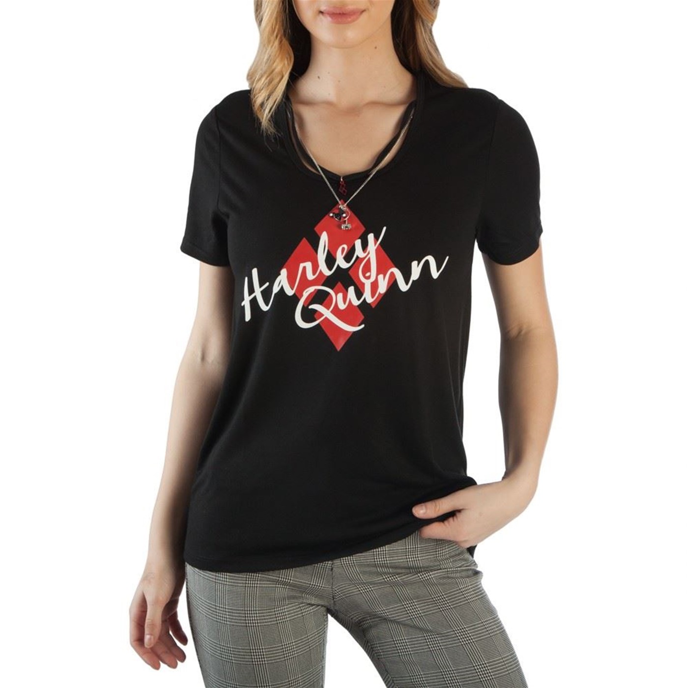 Harley Quinn T-Shirt with Interchangeable Charms
