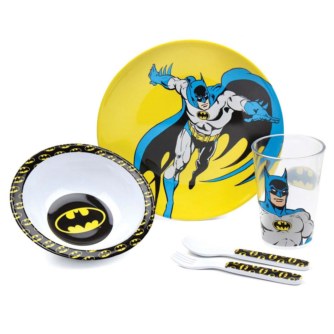 Batman 5 Piece Mealtime Set