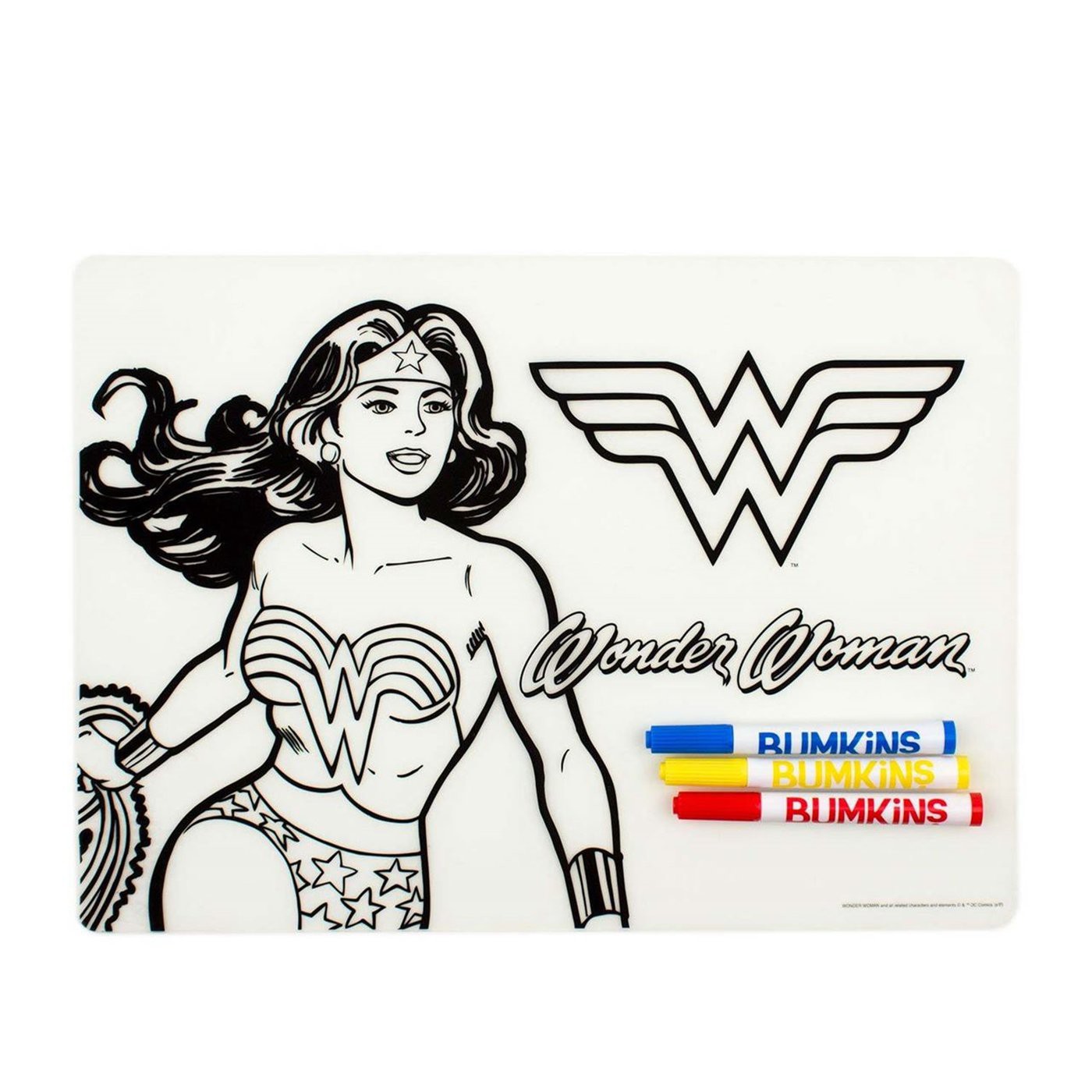 Wonder Woman Dry Erase Placemat