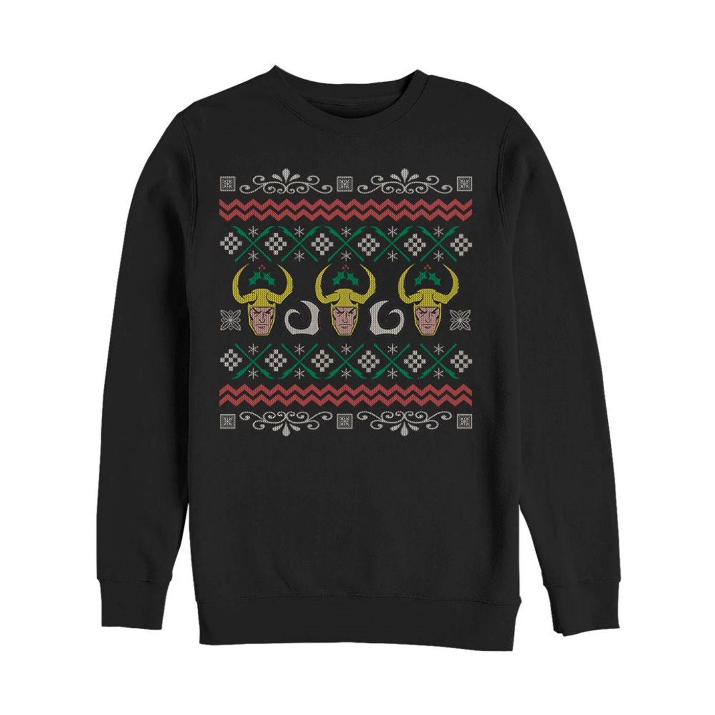 Loki Ugly Christmas Sweater Design Sweatshirt