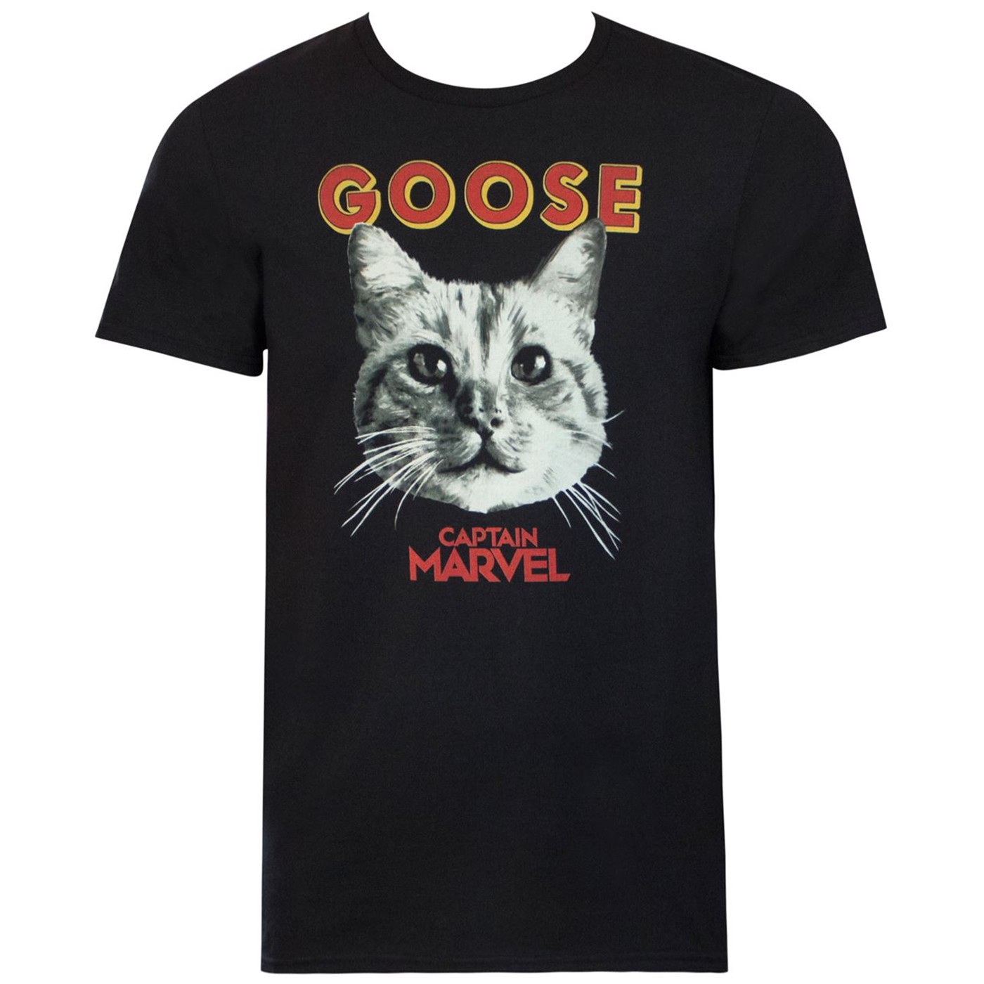 Captain Marvel Movie Goose Men's T-Shirt