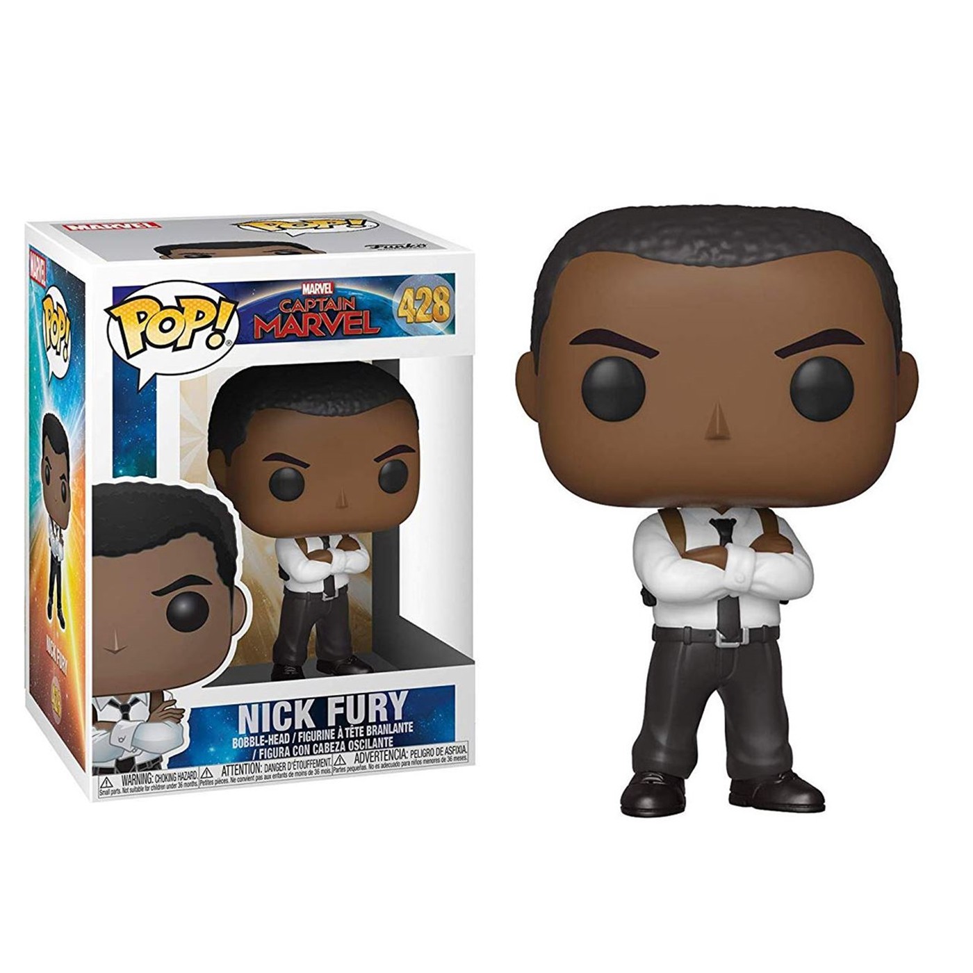 Pop! Marvel: Captain Marvel - Nick Fury