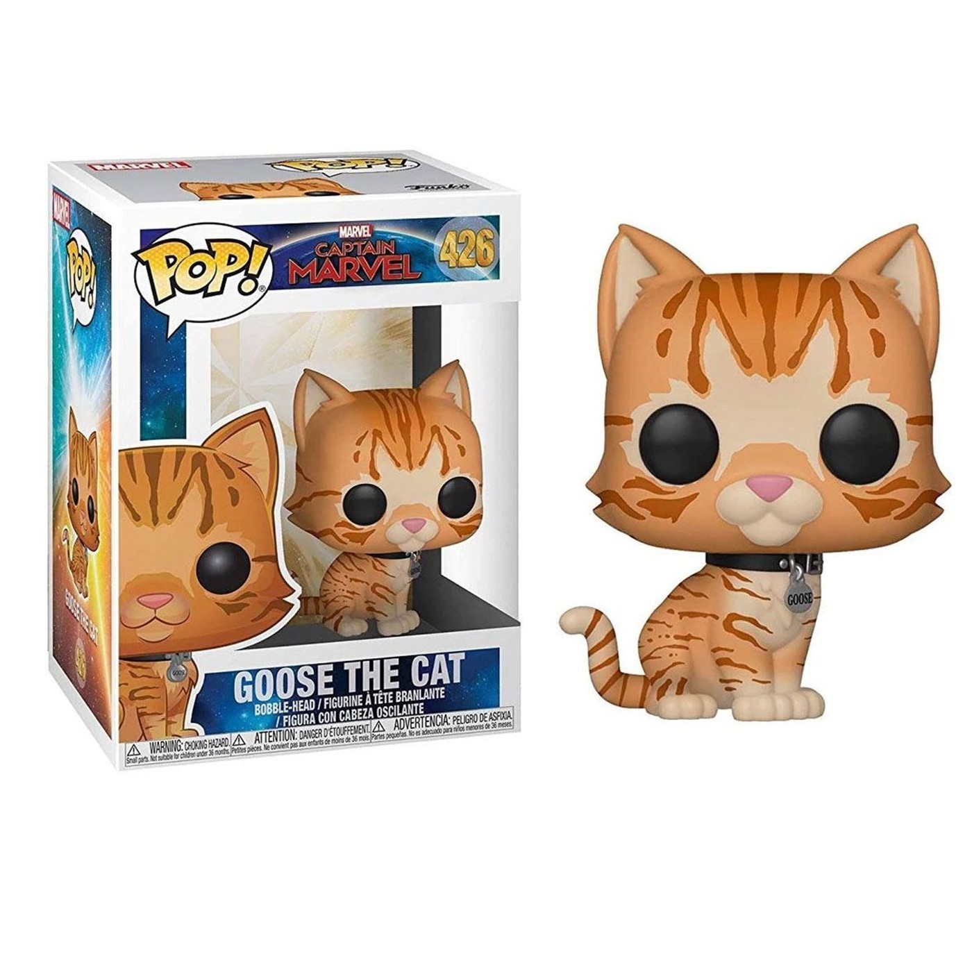 Pop! Marvel: Captain Marvel - Goose the Cat