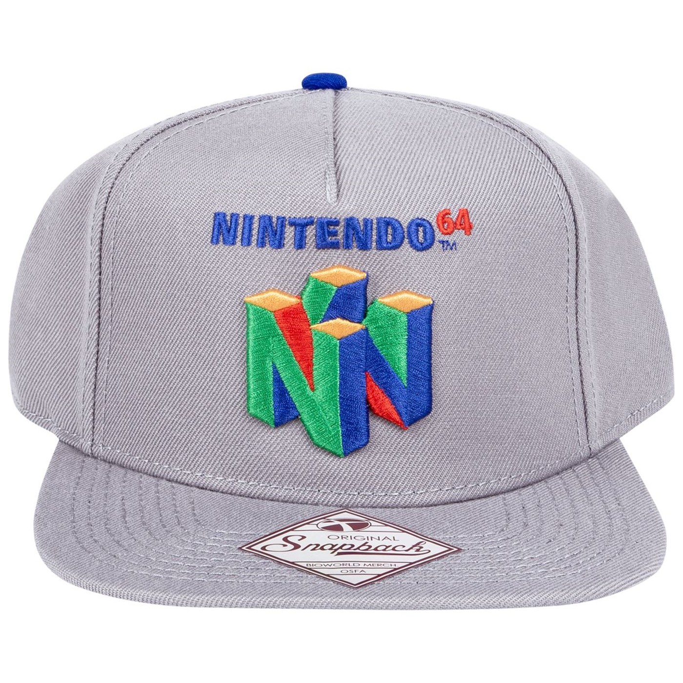 Nintendo 64 Logo Snapback Hat