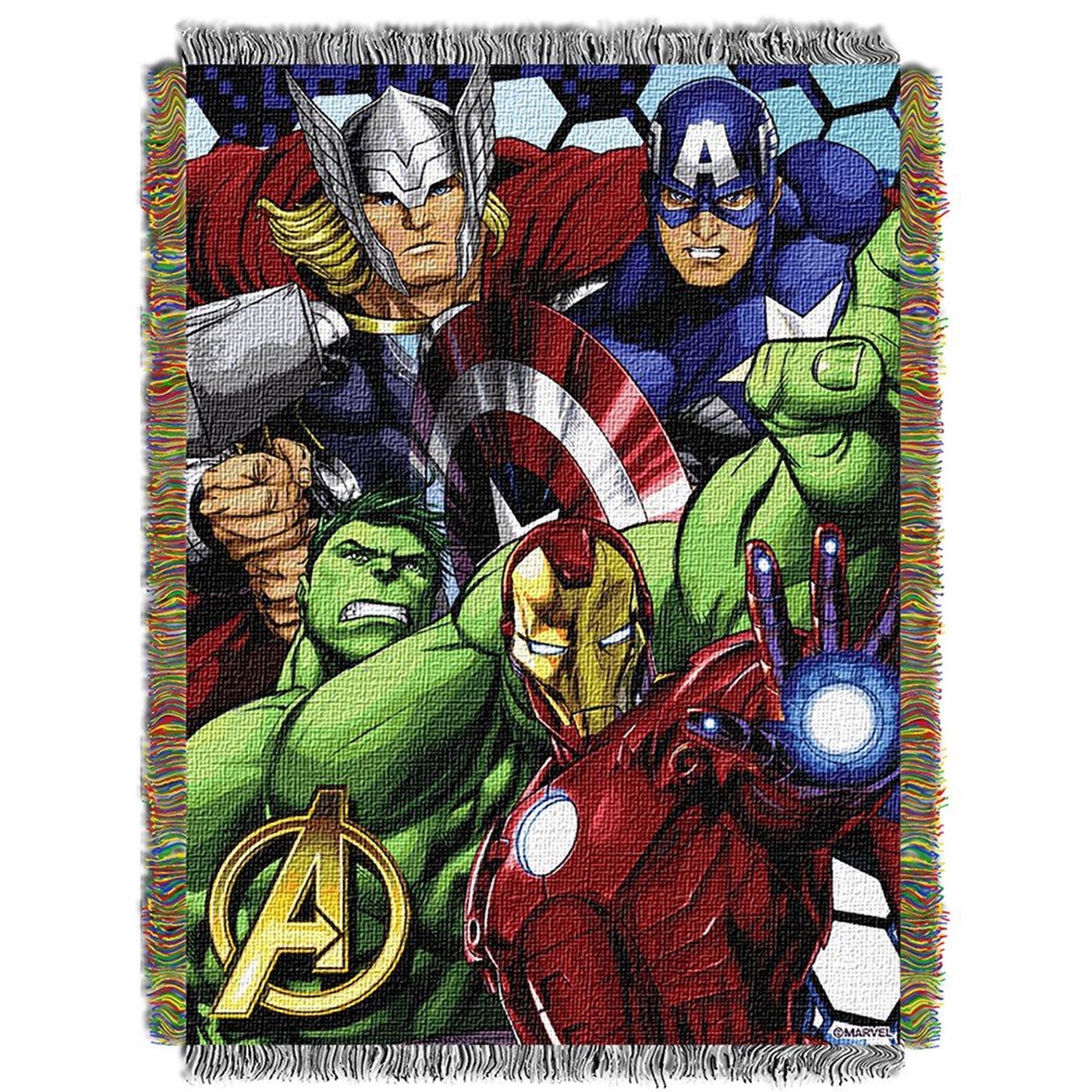 Avengers Retro Tapestry Throw