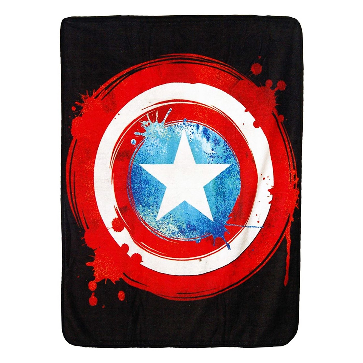 Captain America Shield Raschel Throw