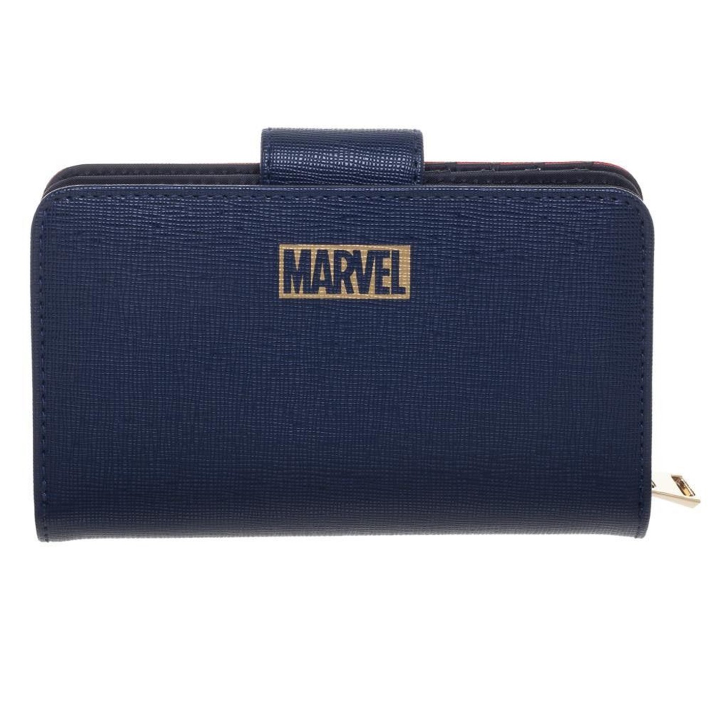 Captain Marvel Chevron Front Snap Wallet