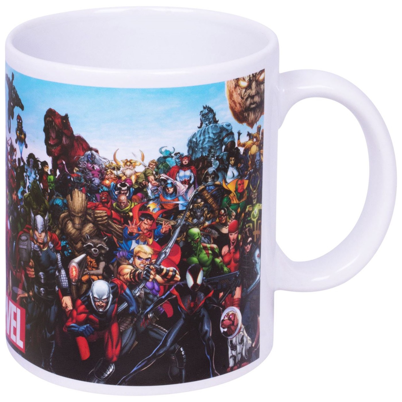All Of Marvel Group Shot Coffee Mug