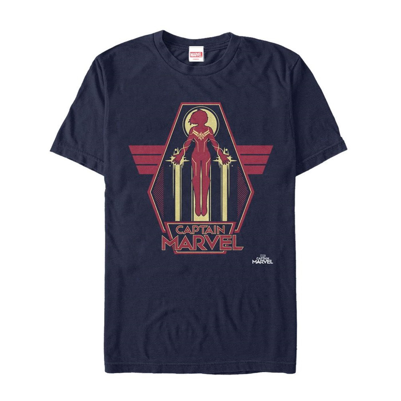 Captain Marvel Retro Take Flight Men's T-Shirt