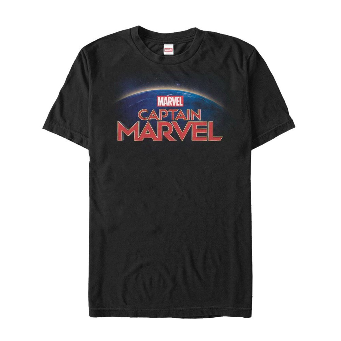 Captain Marvel Movie Title Men's T-Shirt