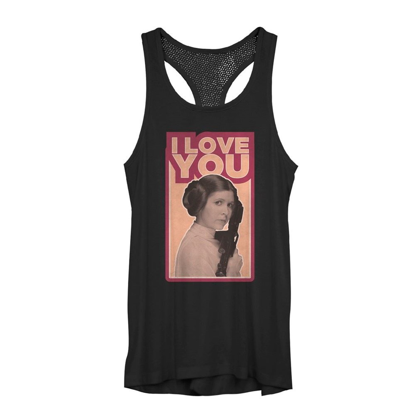 Valentine's Day Star Wars Princess Leia Quote I Love You Women's Tank Top