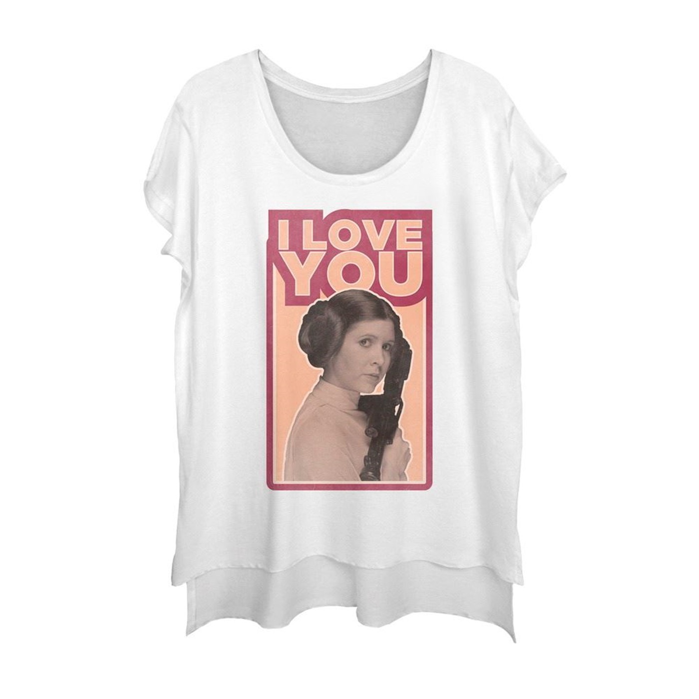 Star Wars Princess Leia Quote I Love You Women's Festival Scoop Neck T-Shirt
