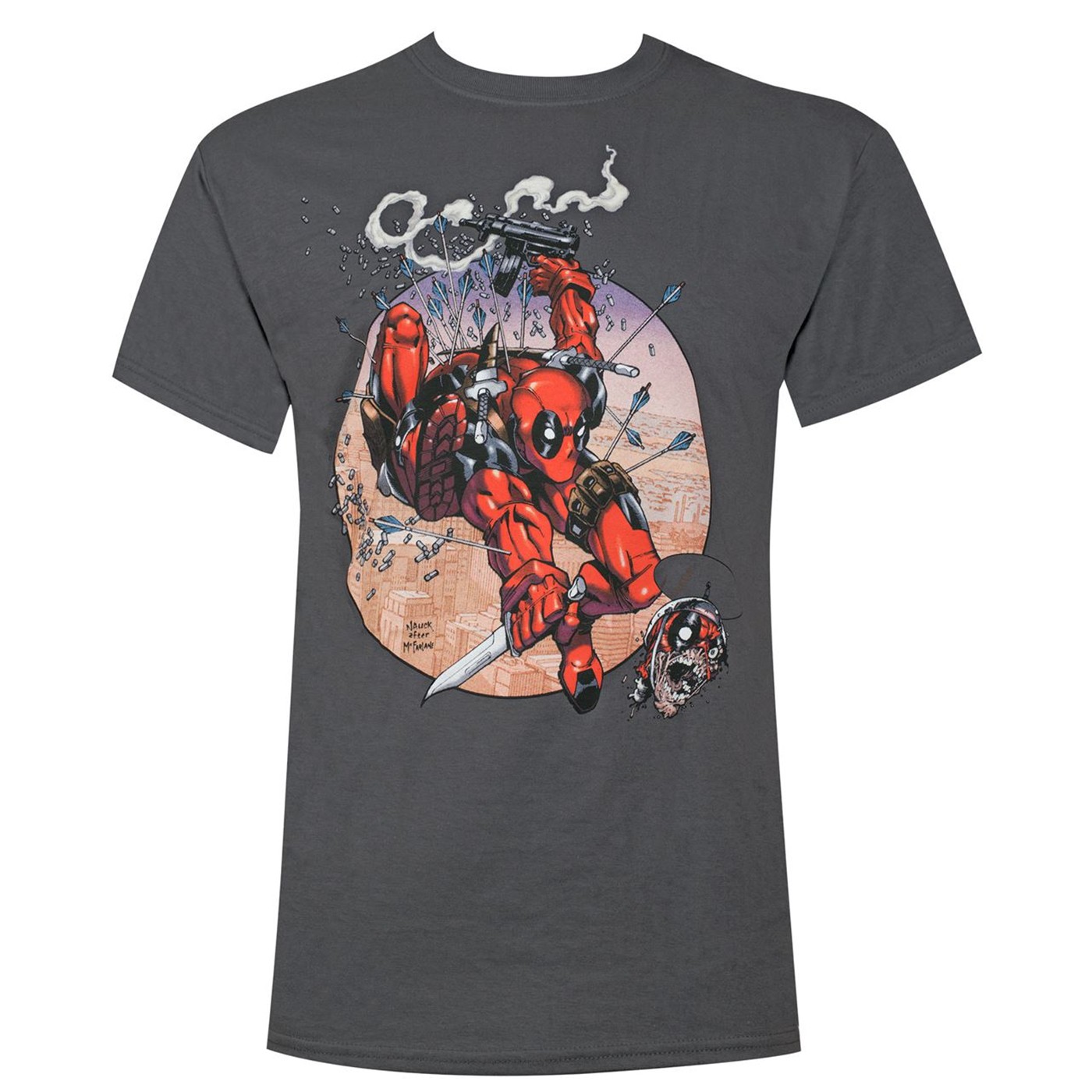 Amazing Deadpool Charcoal Men's T-Shirt