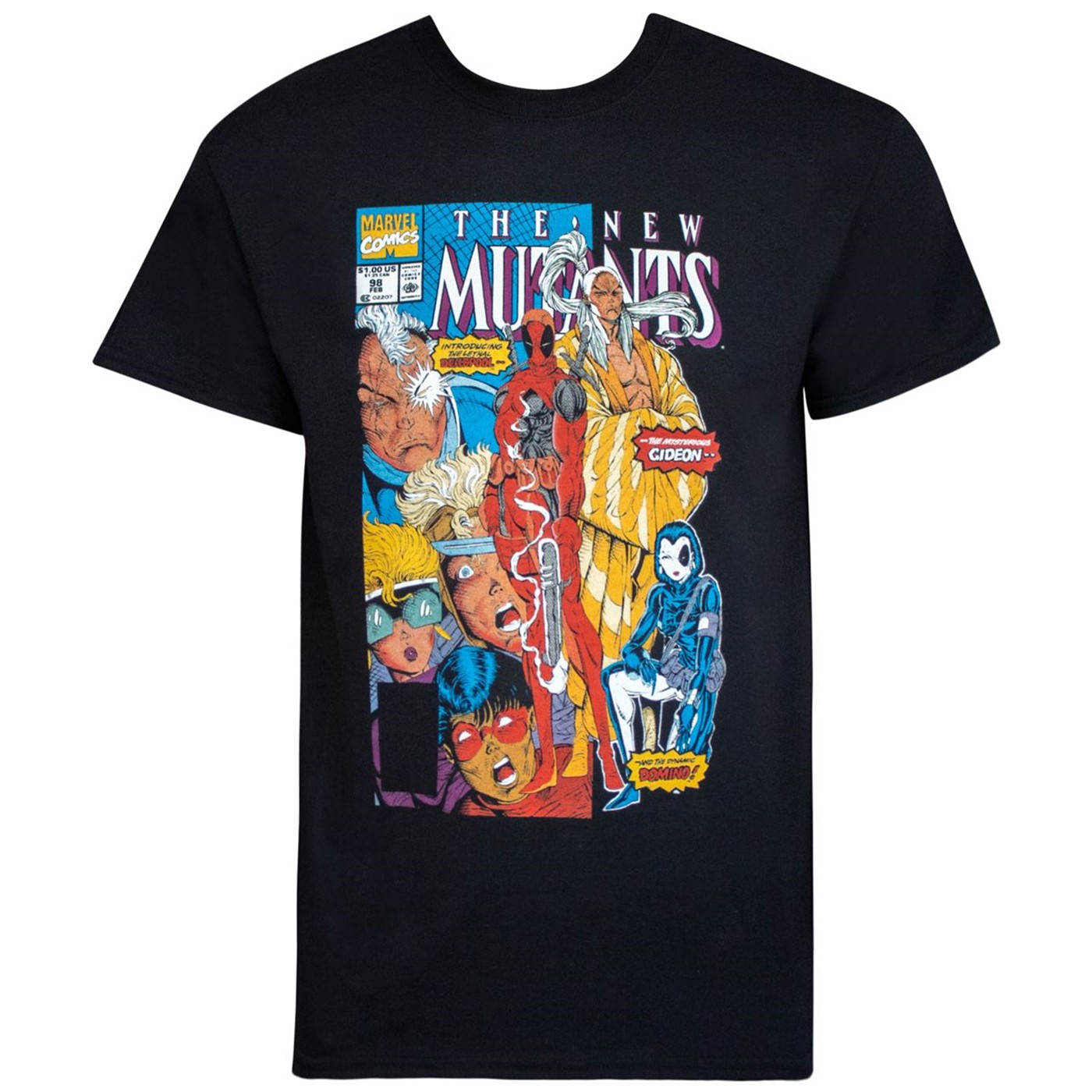 New Mutants Introducing Deadpool Men's Black T-Shirt
