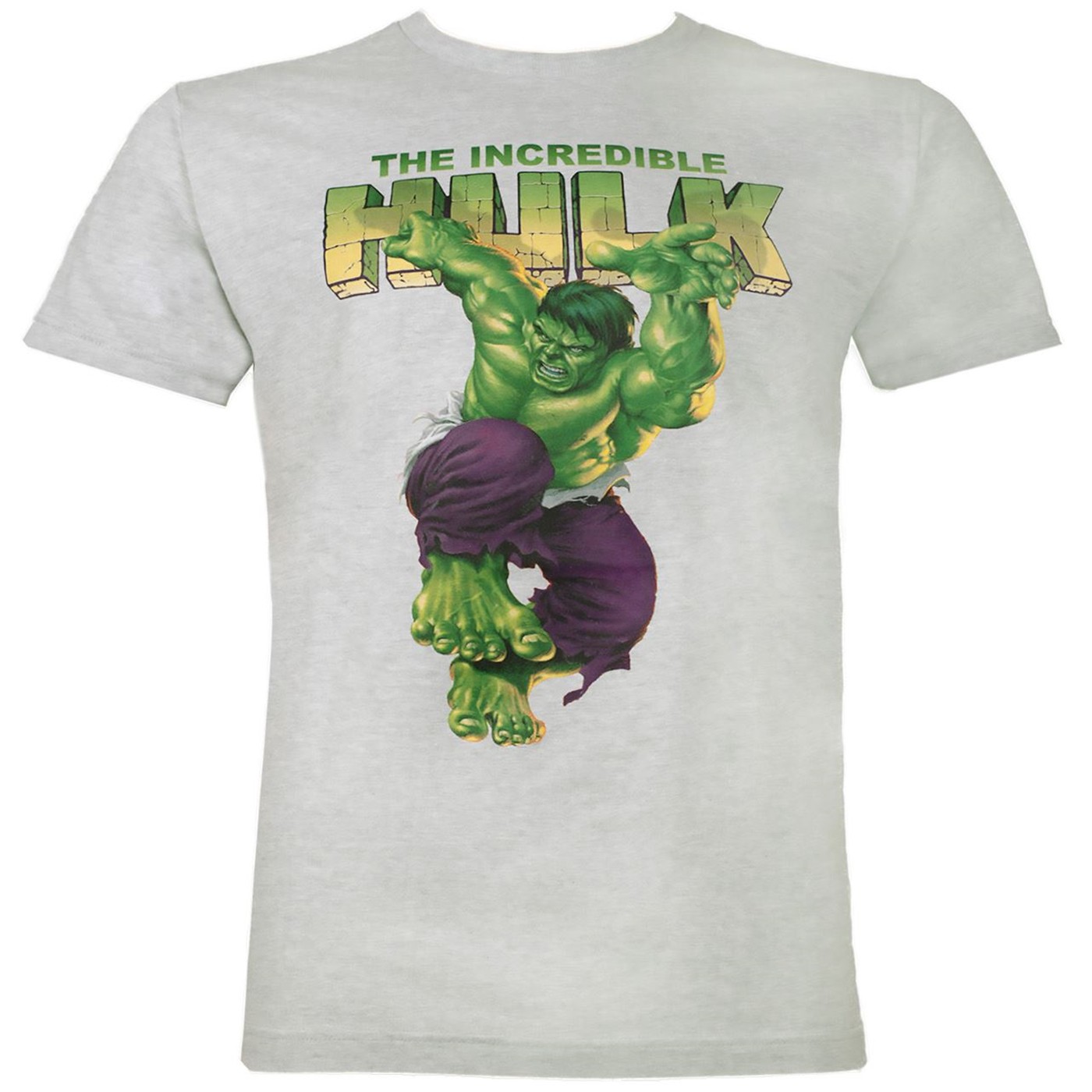 The Incredible Hulk Jump Men's Grey T-Shirt
