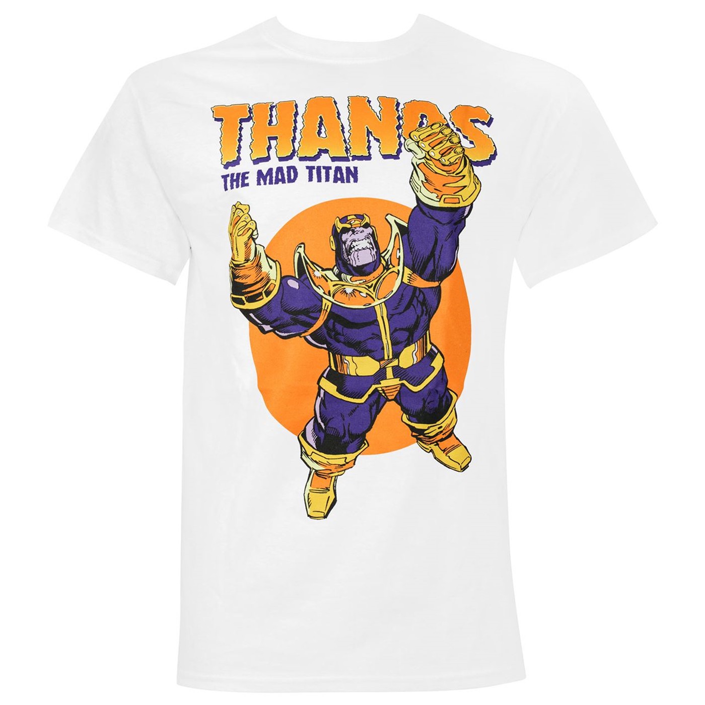 Thanos The Mad Titan White Men's T-Shirt