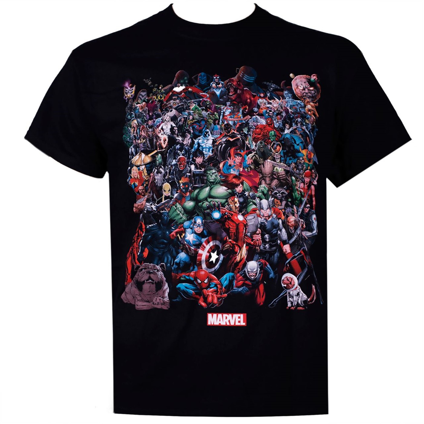 Marvel Universe Black Men's T-Shirt
