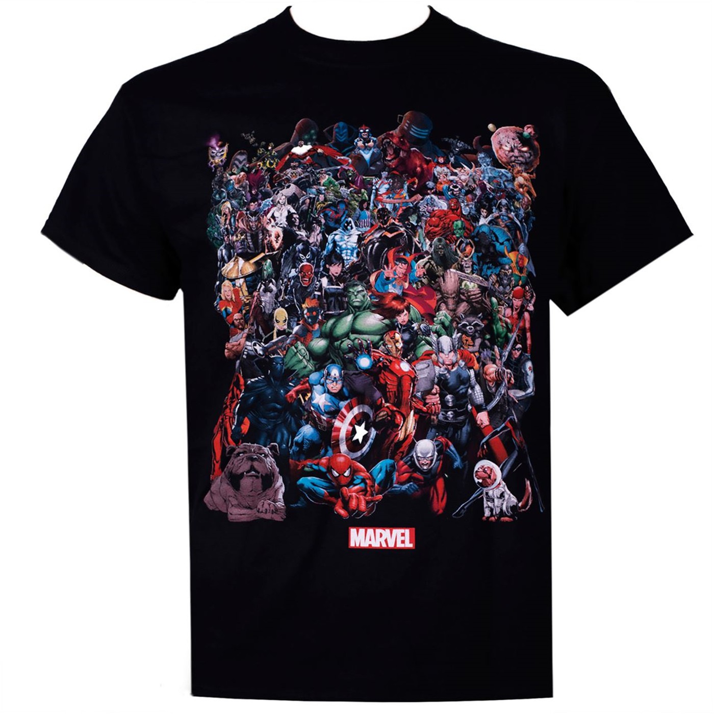 marvel t shirt black