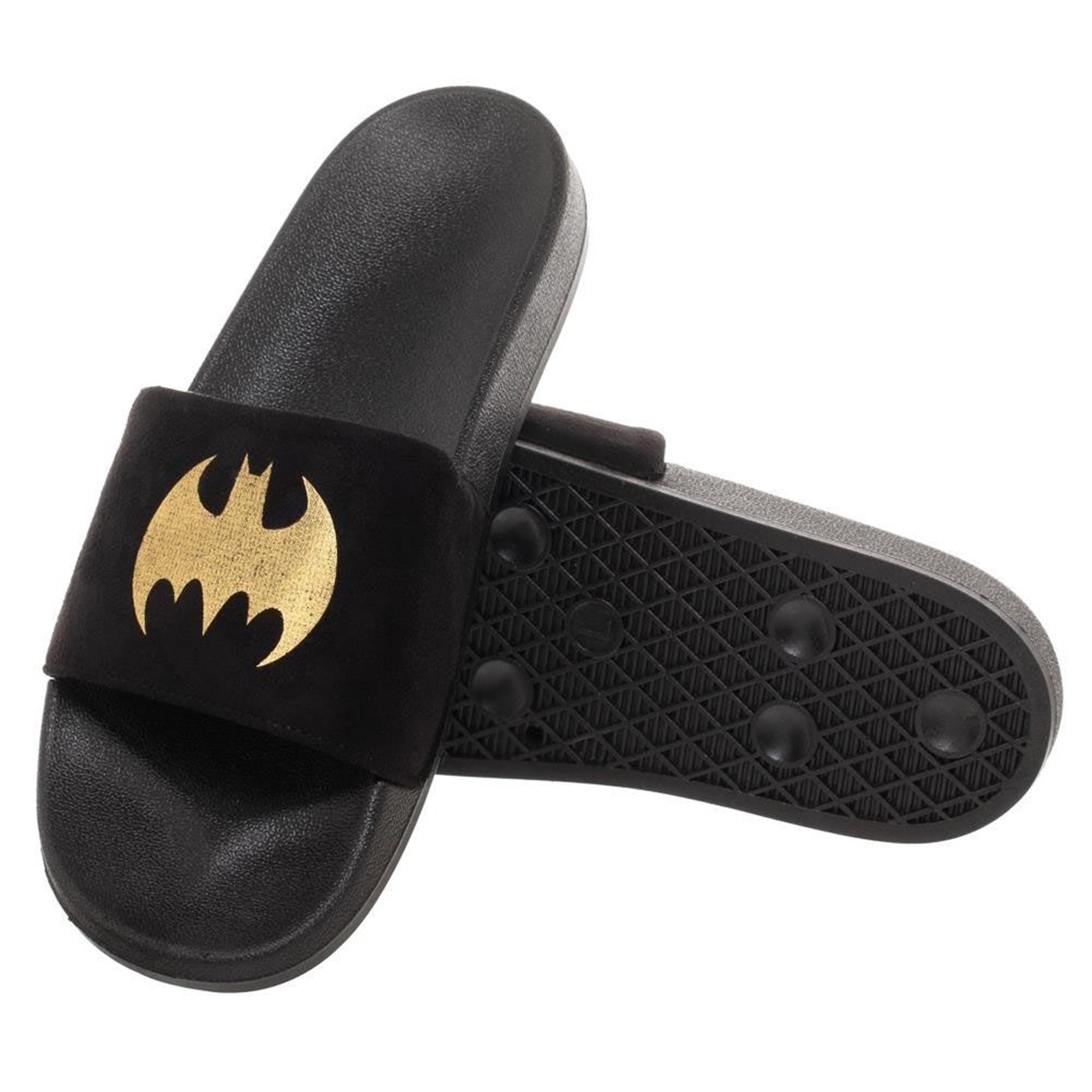 Batman Vegan Suede Slide Sandals