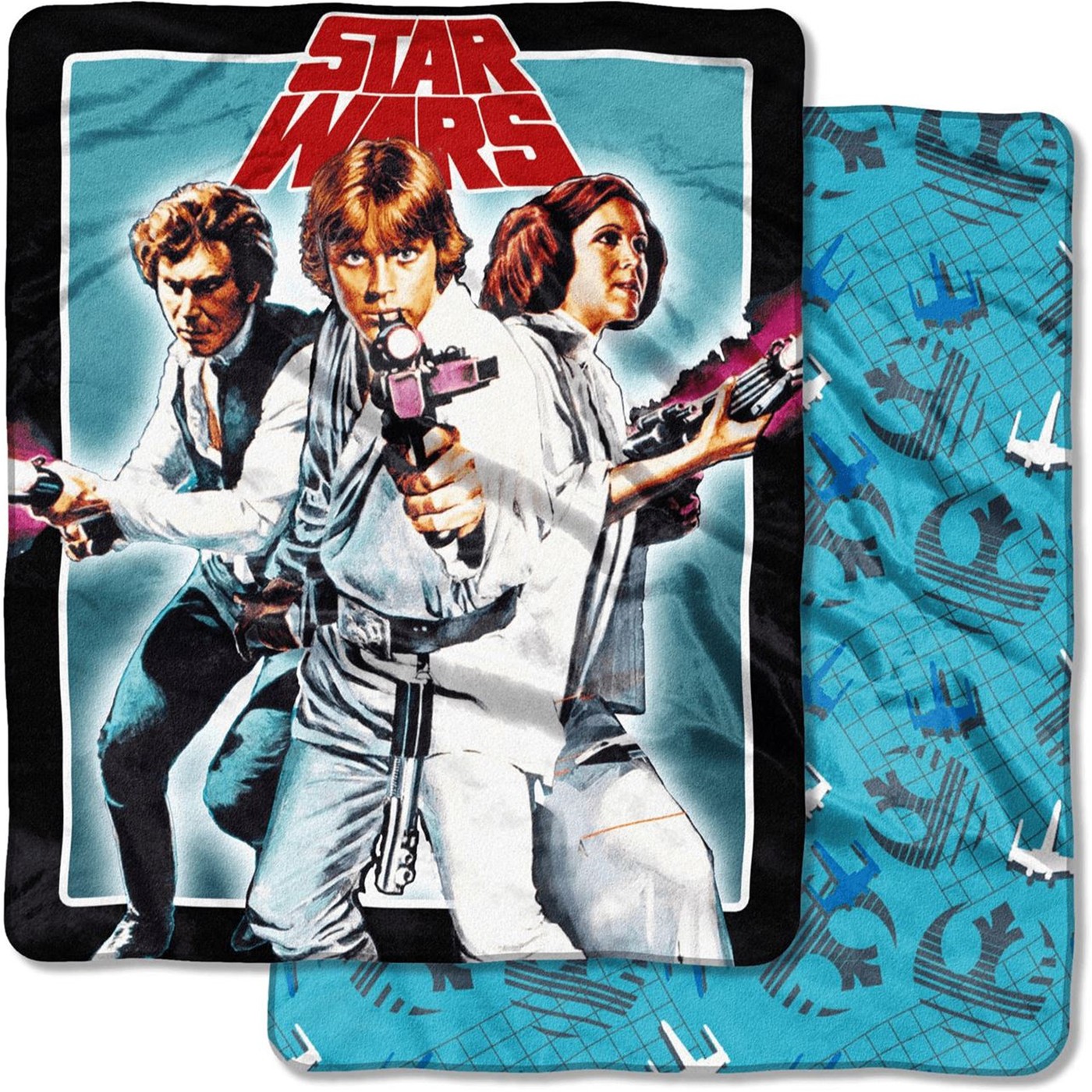 Star Wars Classic Hopeful Trio Blanket