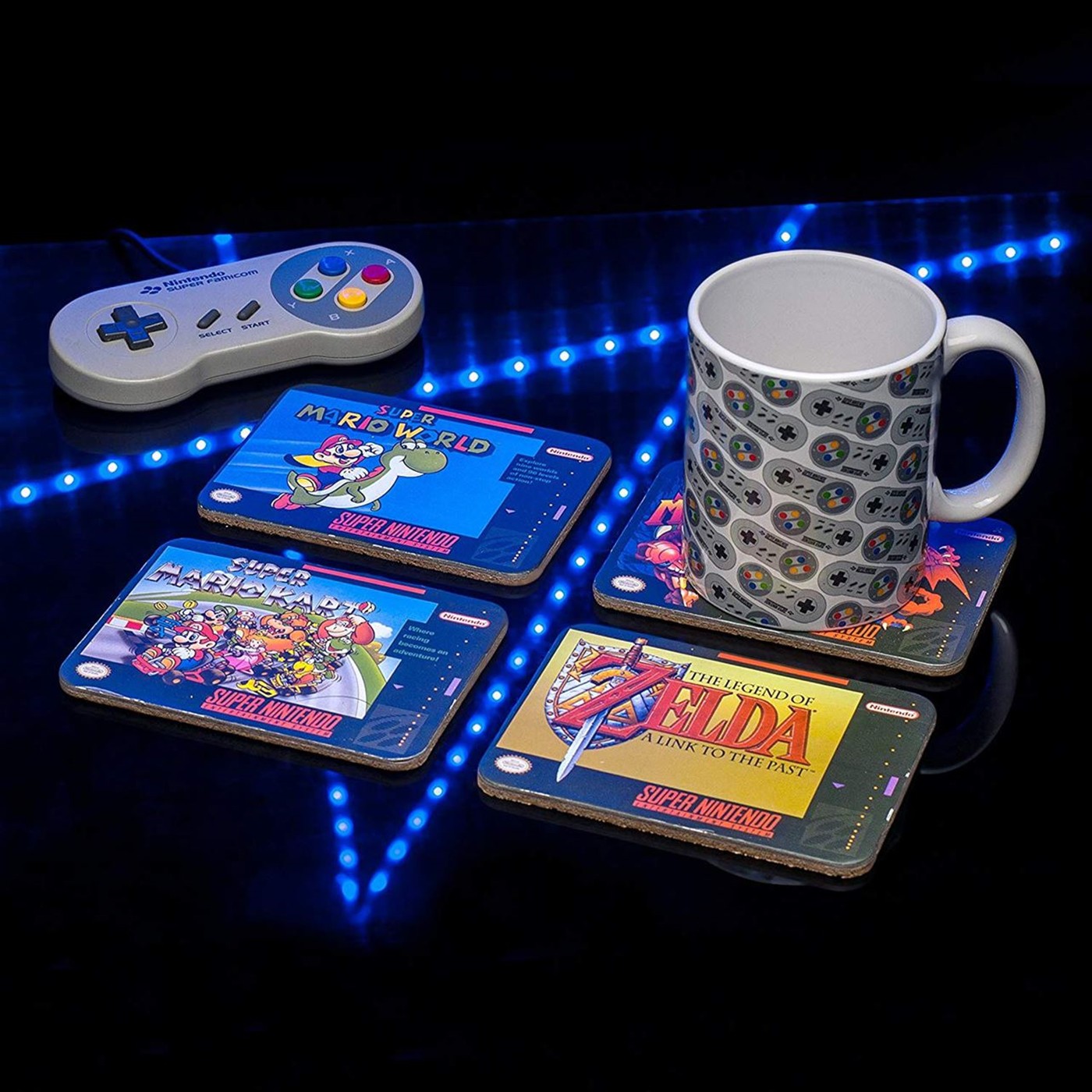 SNES Cartridge Coasters