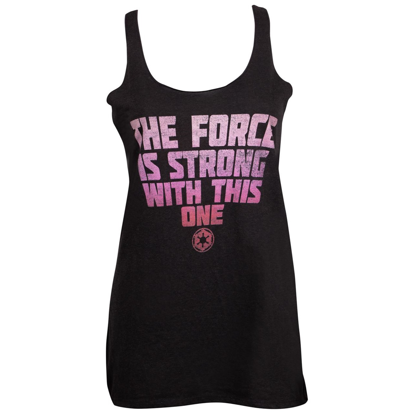 Star Wars Force Is Strong Women's Racer Back Tank Top