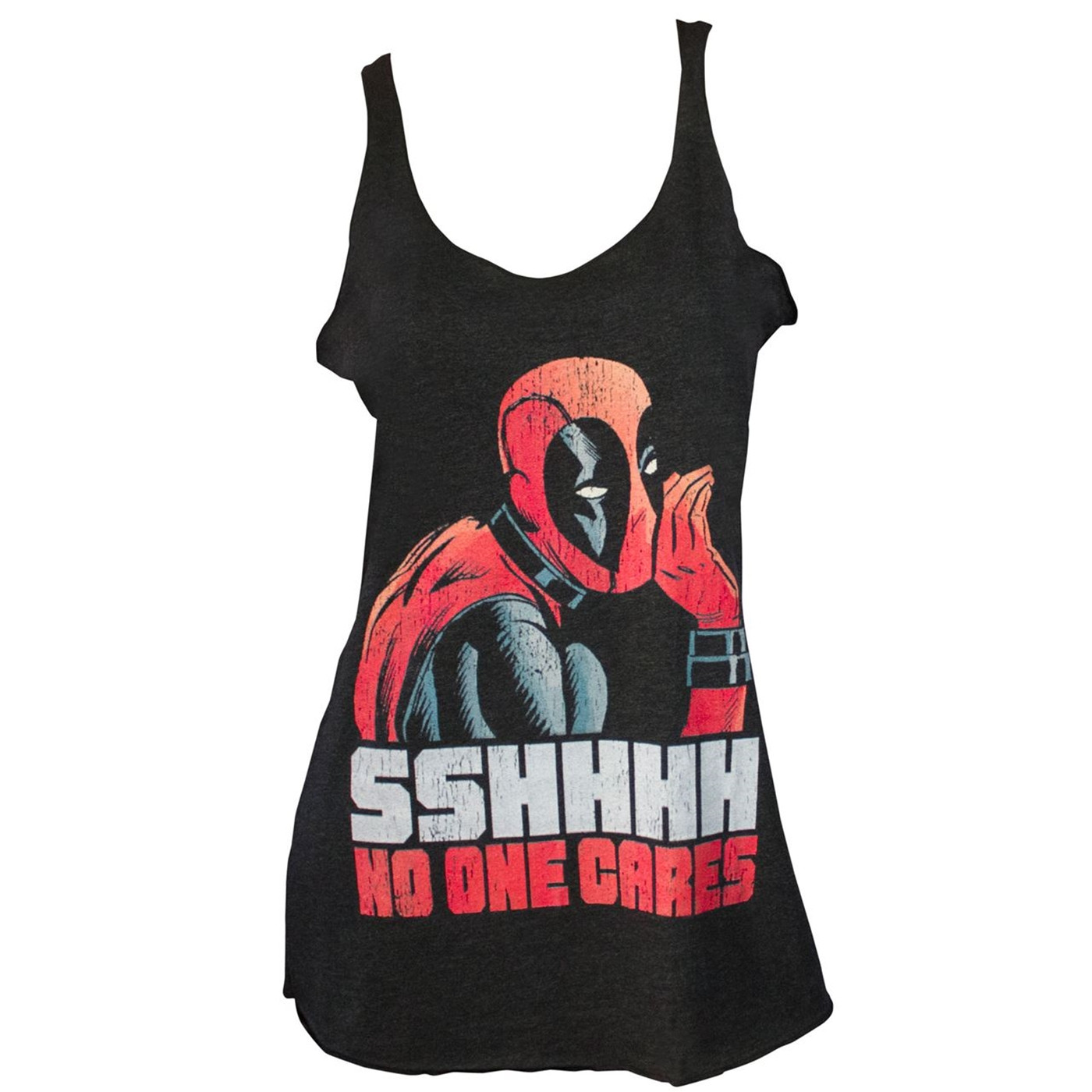 Deadpool No One Cares Women's Tank Top