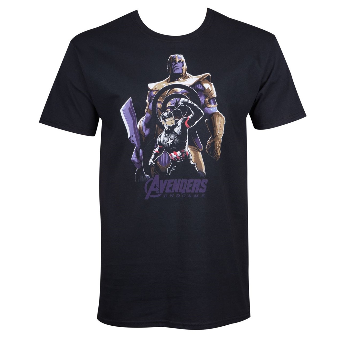 Thanos Vs. Captain America Avengers Endgame Men's T-Shirt