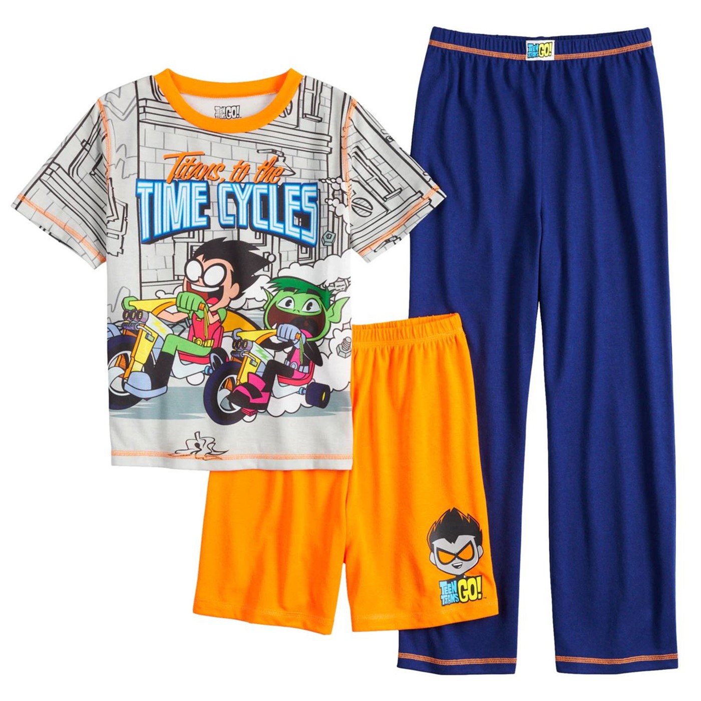 Teen Titans 3-Piece Youth Pajama Set