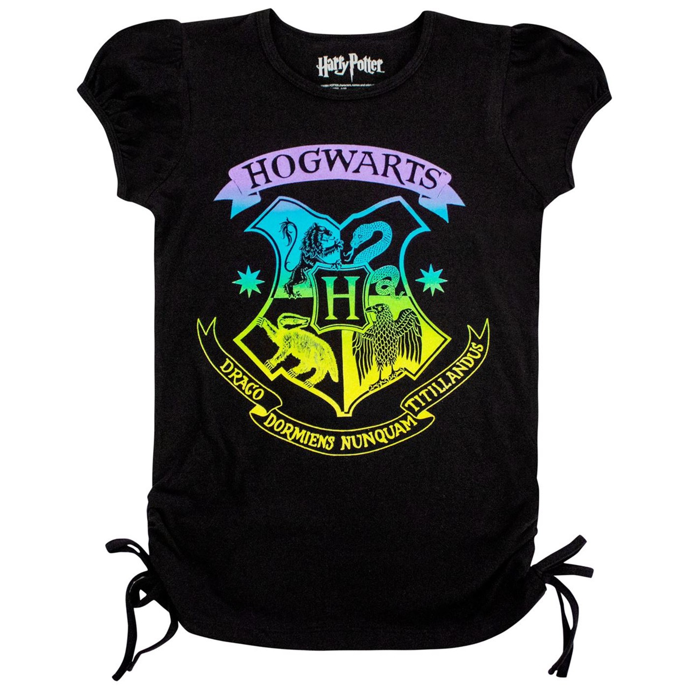harpoen Notebook blaas gat Harry Potter Hogwarts Crest Girls T-Shirt