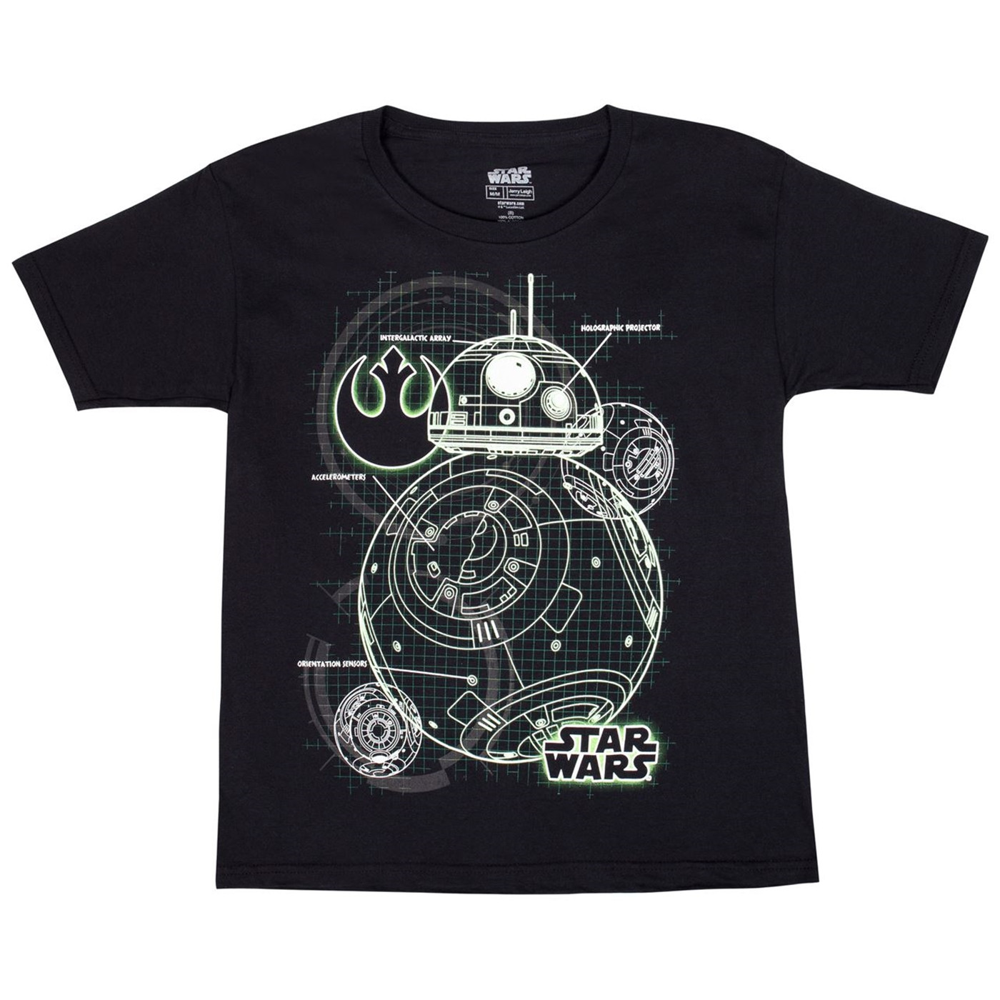 Star Wars BB-8 Glow in the Dark Youth T-Shirt