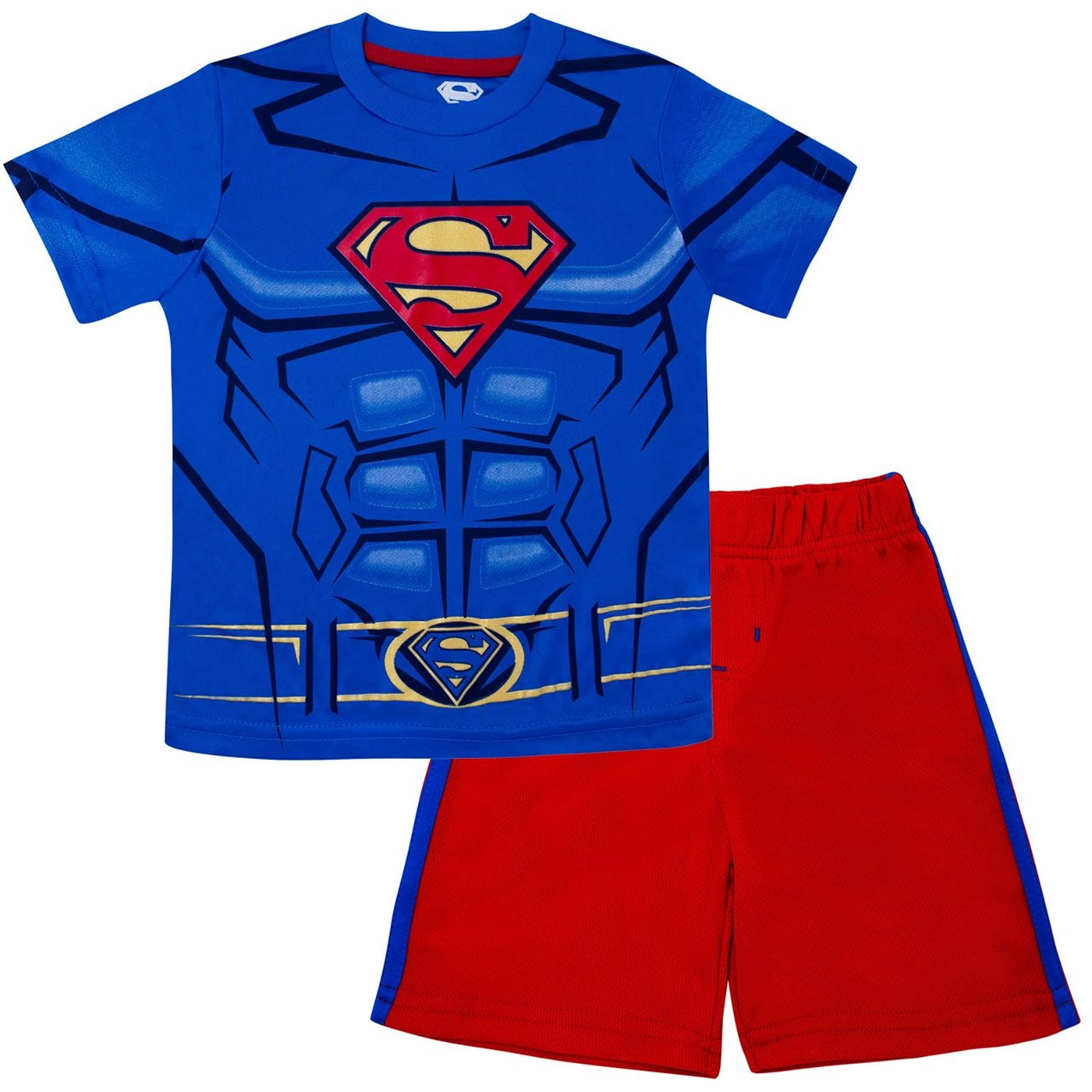 Superman Performance Costume Kids Short Set