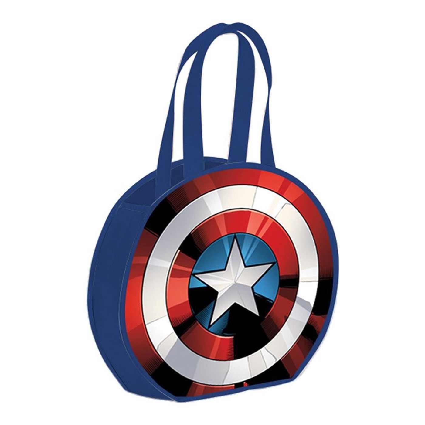 Marvel Captain America Shield Round Recycled Shopper Tote