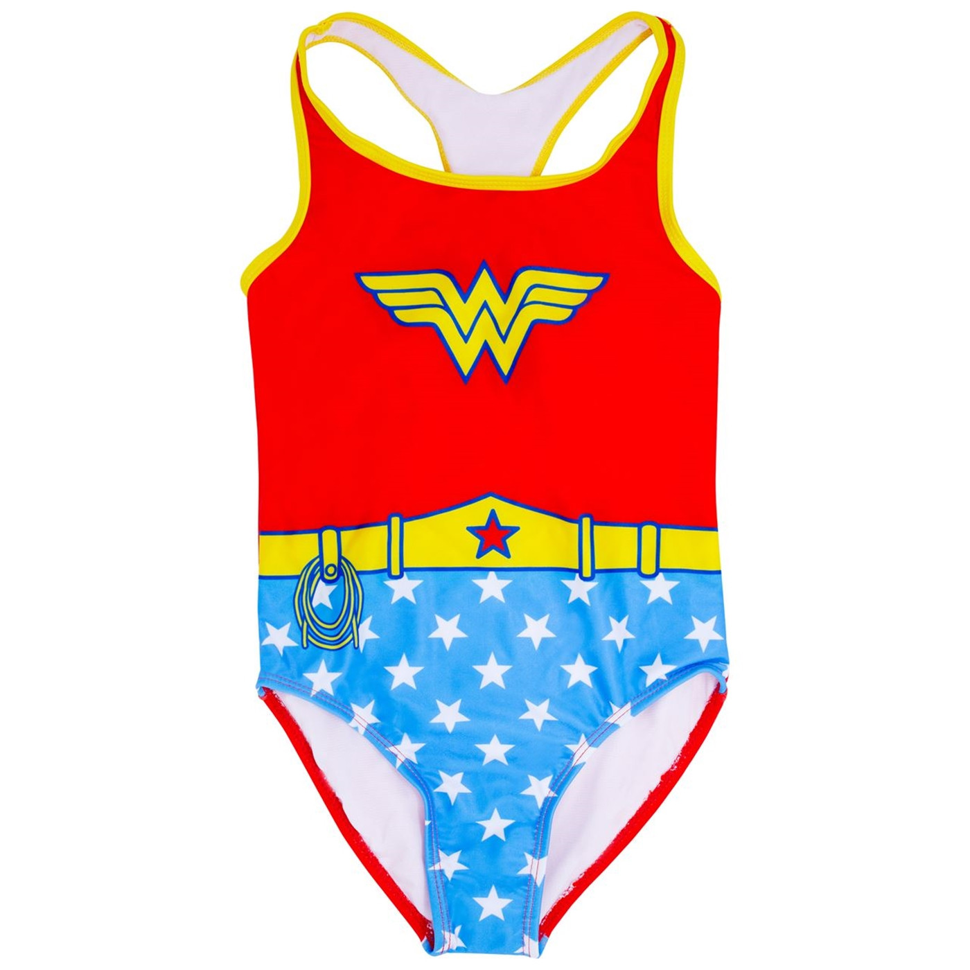 Wonder Woman Costume Youth One Piece Swimsuit